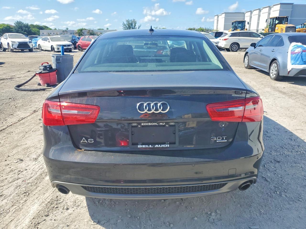 2012 Audi A6 Черный vin: WAUBGAFC0CN006056