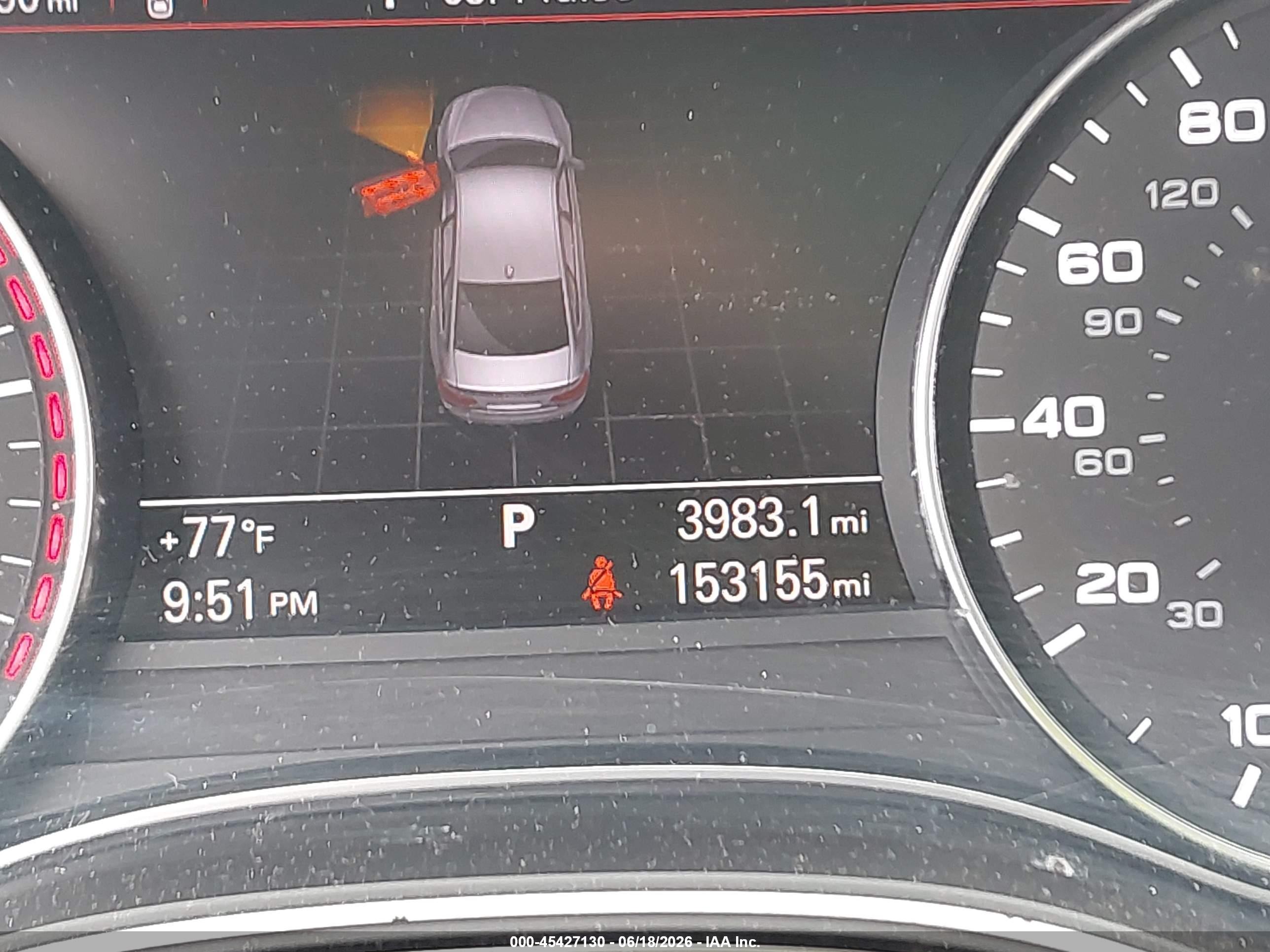 2012 Audi A6 3.0t Prestige Black vin: WAUBGAFC0CN006557