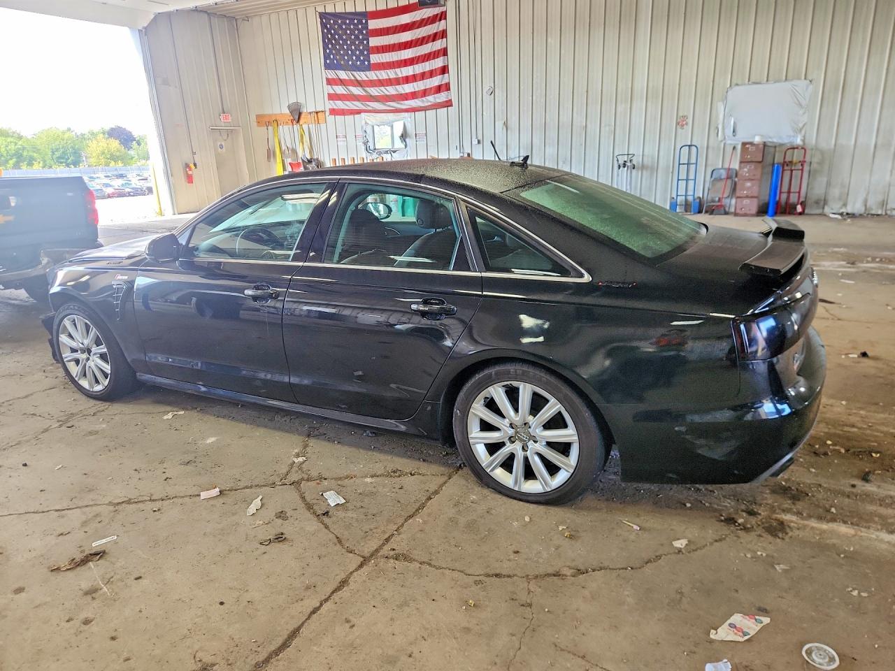 2012 Audi A6 Черный vin: WAUBGAFC1CN006566