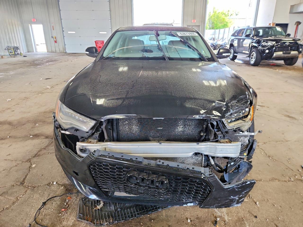 2012 Audi A6 Черный vin: WAUBGAFC1CN006566