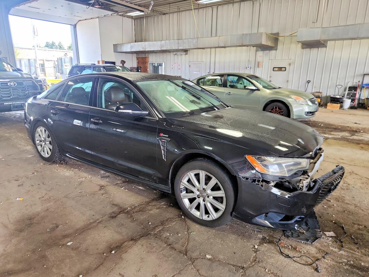 2012 Audi A6 Черный vin: WAUBGAFC1CN006566