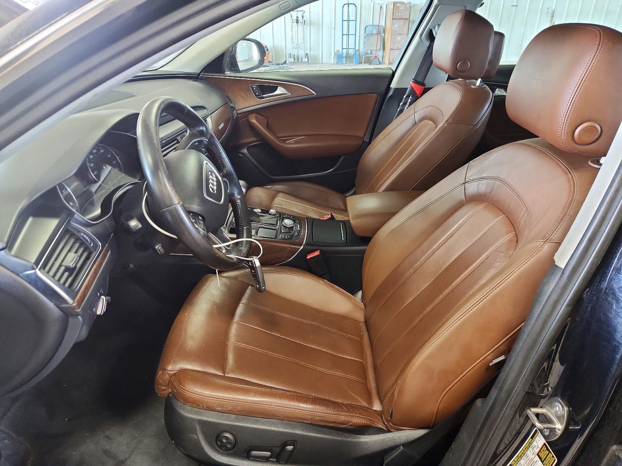 2012 Audi A6 Черный vin: WAUBGAFC1CN006566