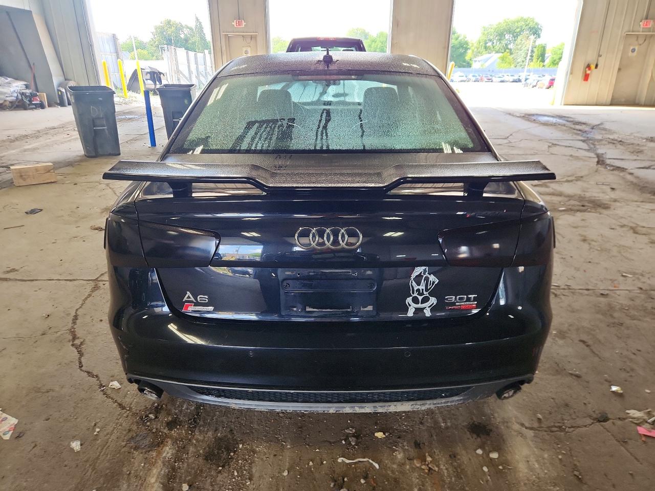 2012 Audi A6 Черный vin: WAUBGAFC1CN006566