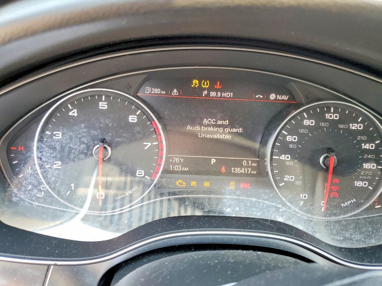 2012 Audi A6 White vin: WAUBGAFC2CN028110