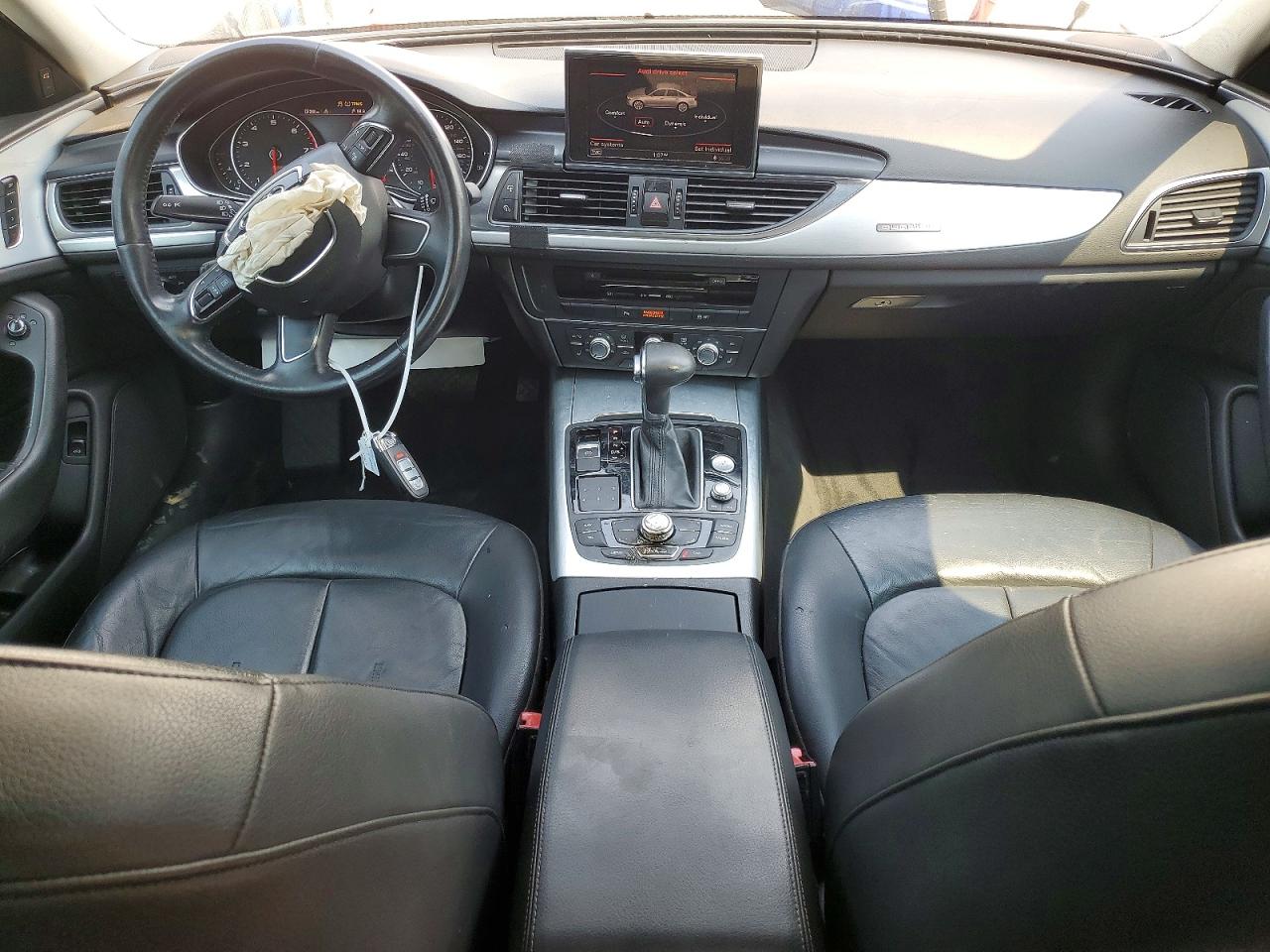 2012 Audi A6 White vin: WAUBGAFC2CN028110