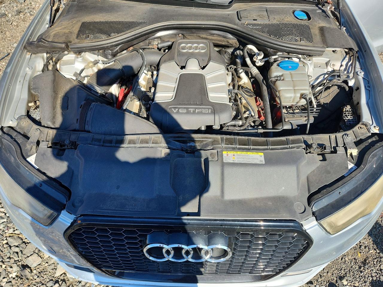2012 Audi A6 Silver vin: WAUBGAFC3CN017083