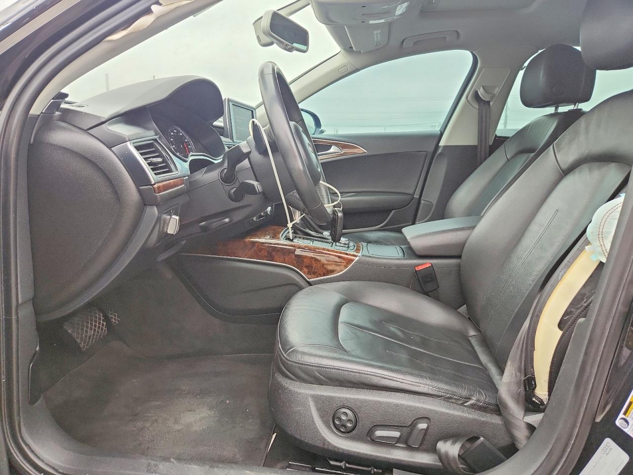 2012 Audi A6 Black vin: WAUBGAFC4CN006304