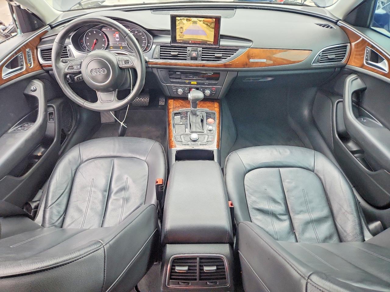 2012 Audi A6 Black vin: WAUBGAFC4CN006304