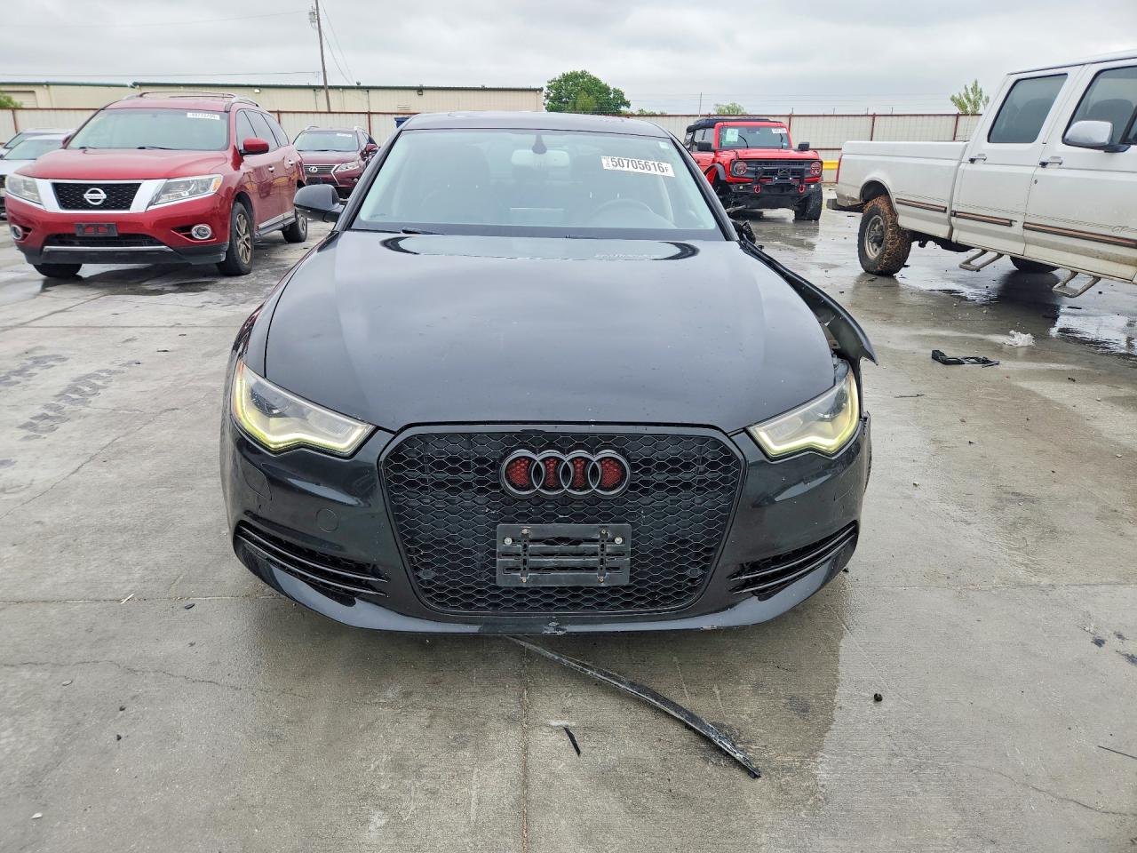 2012 Audi A6 Black vin: WAUBGAFC4CN006304