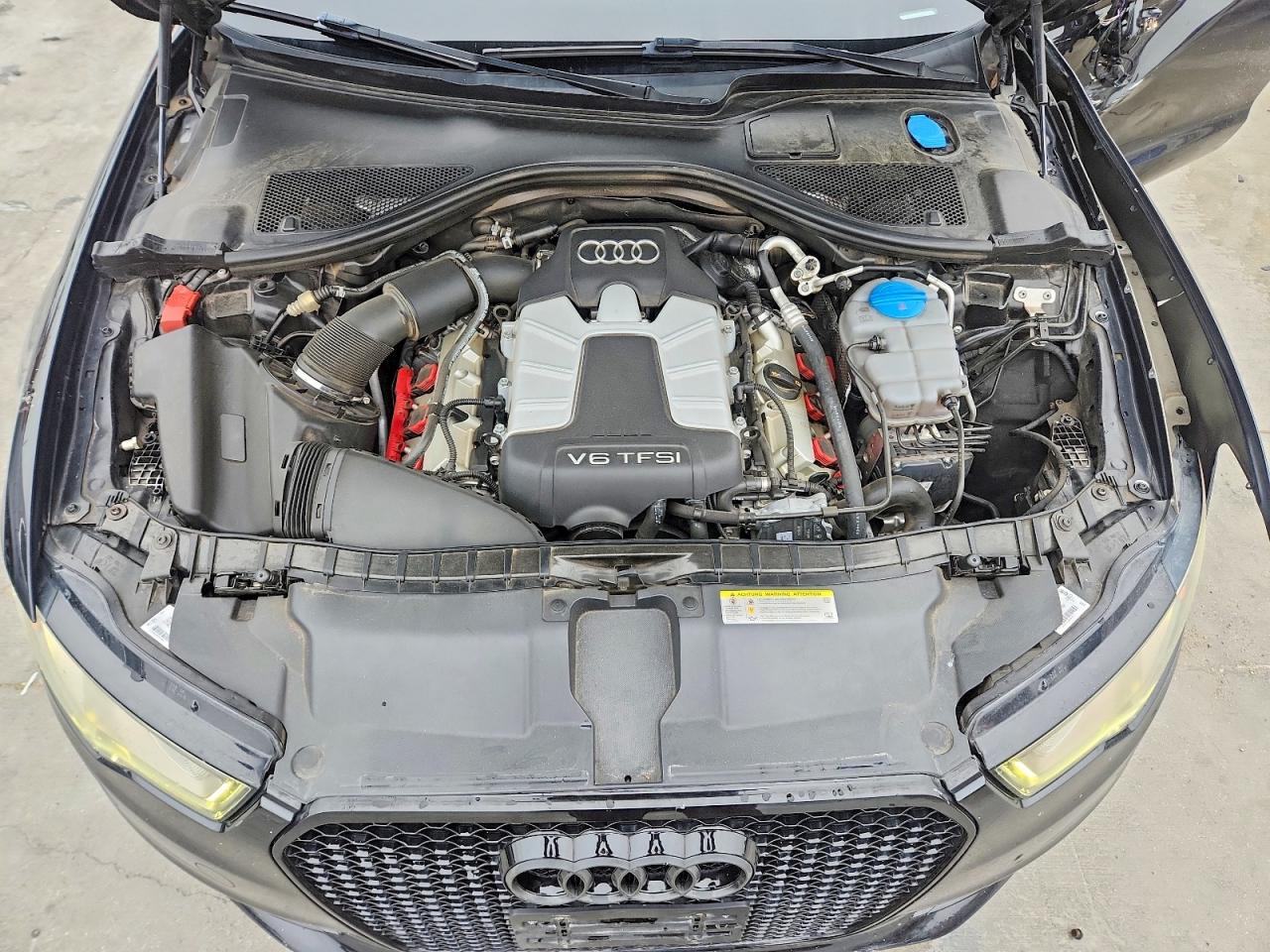 2012 Audi A6 Black vin: WAUBGAFC4CN006304