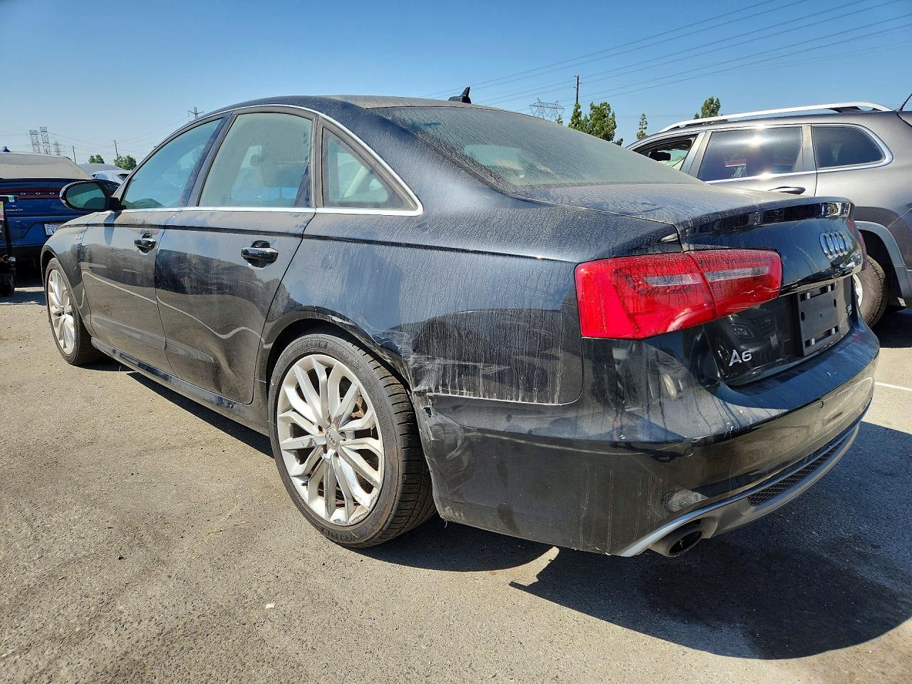 2012 Audi A6 Black vin: WAUBGAFC4CN007386