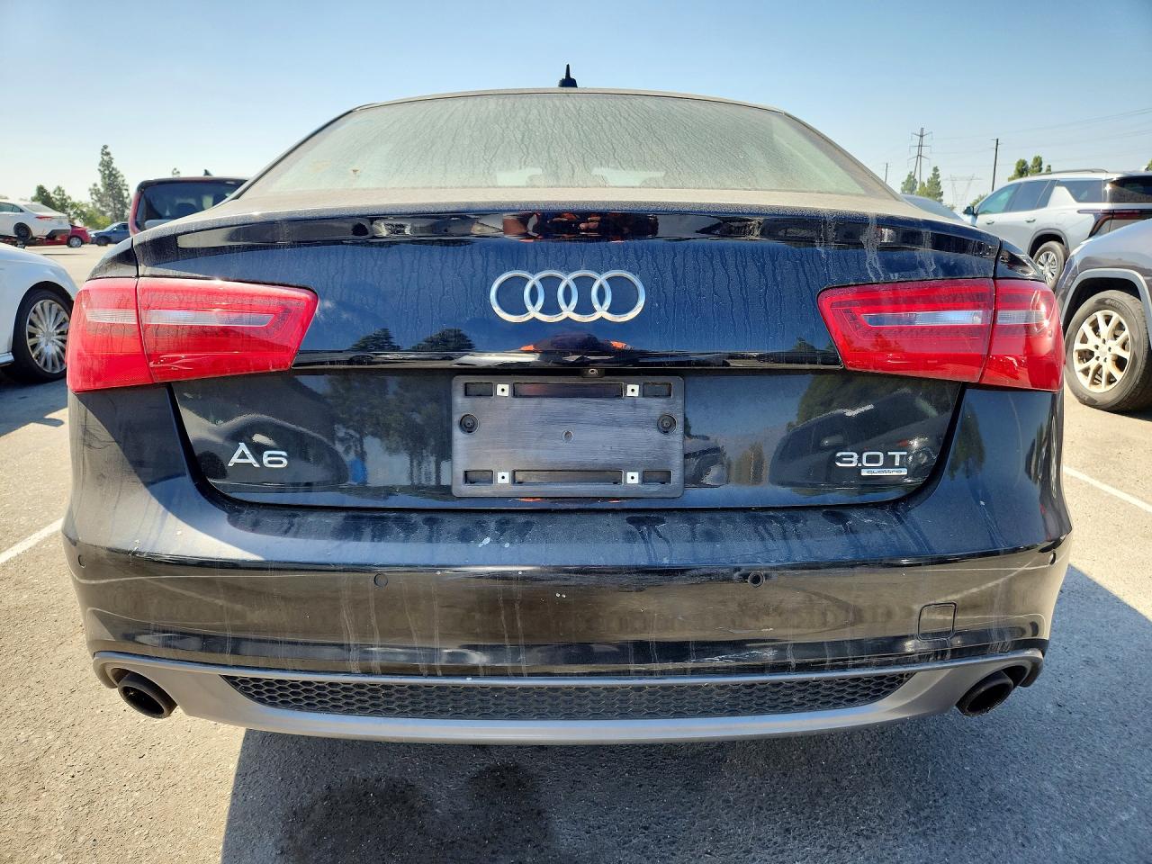 2012 Audi A6 Black vin: WAUBGAFC4CN007386