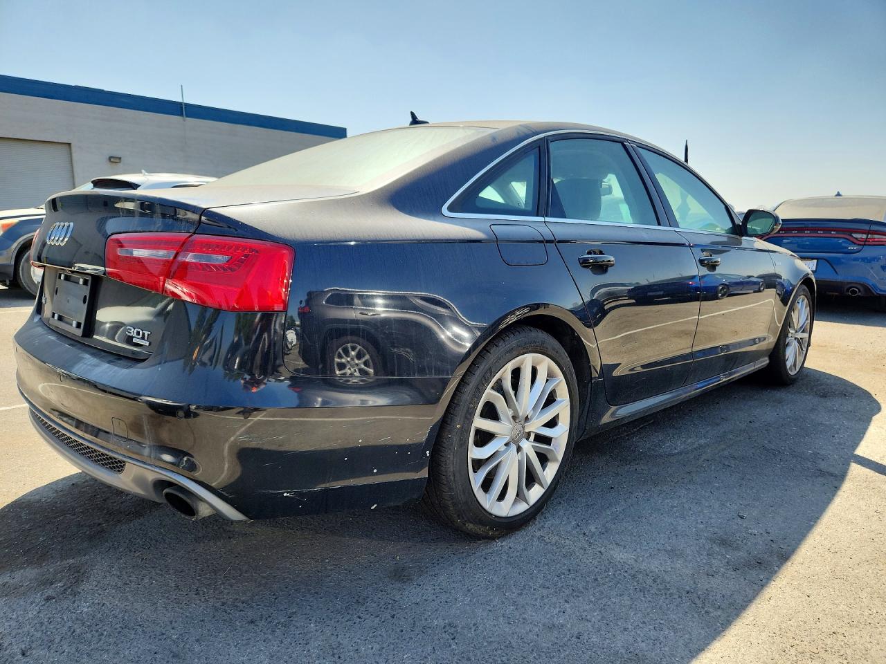 2012 Audi A6 Black vin: WAUBGAFC4CN007386