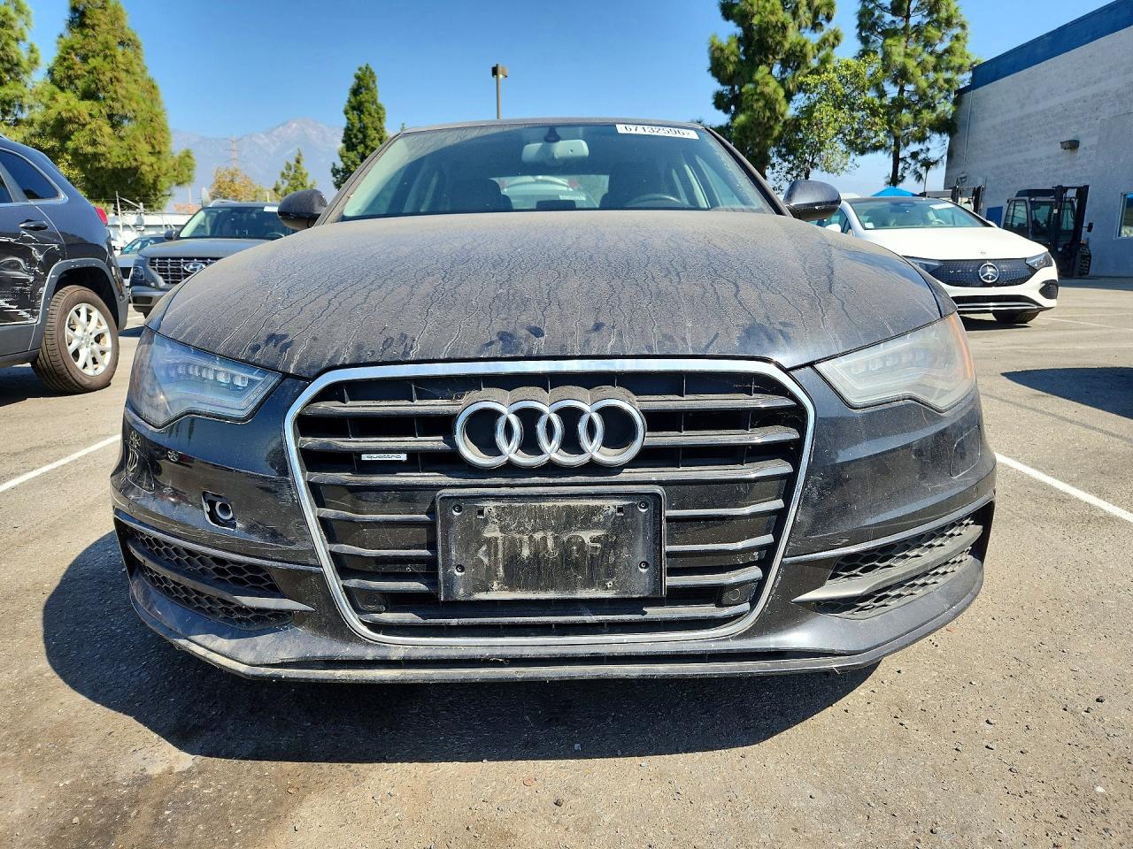 2012 Audi A6 Black vin: WAUBGAFC4CN007386