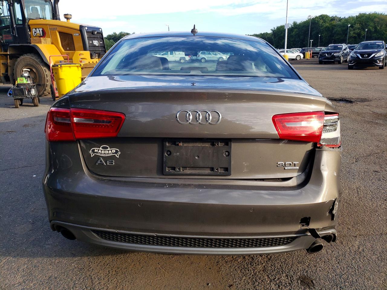 2012 Audi A6 Серый vin: WAUBGAFC4CN023359