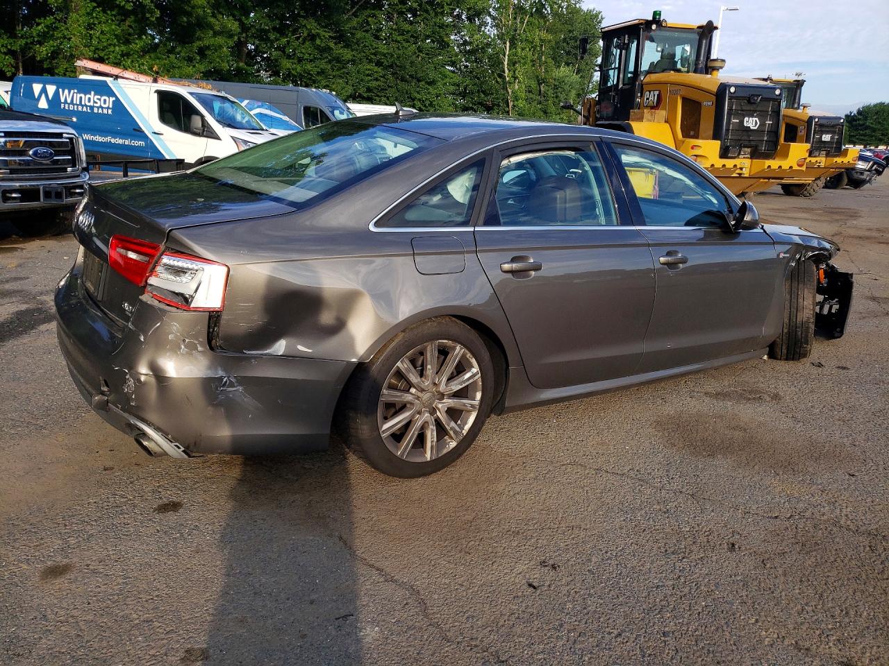 2012 Audi A6 Серый vin: WAUBGAFC4CN023359