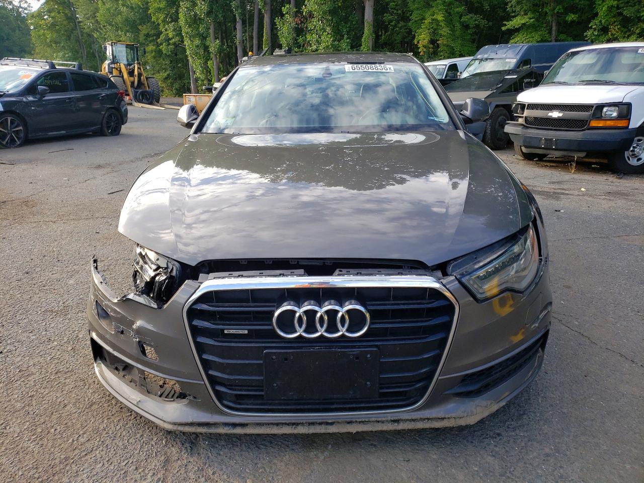 2012 Audi A6 Серый vin: WAUBGAFC4CN023359
