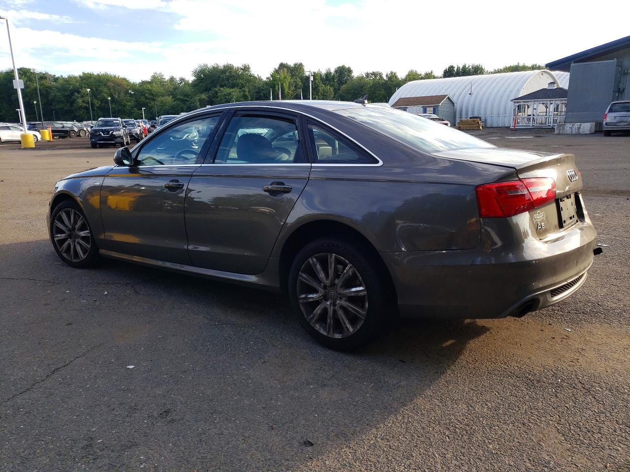 2012 Audi A6 Серый vin: WAUBGAFC4CN023359