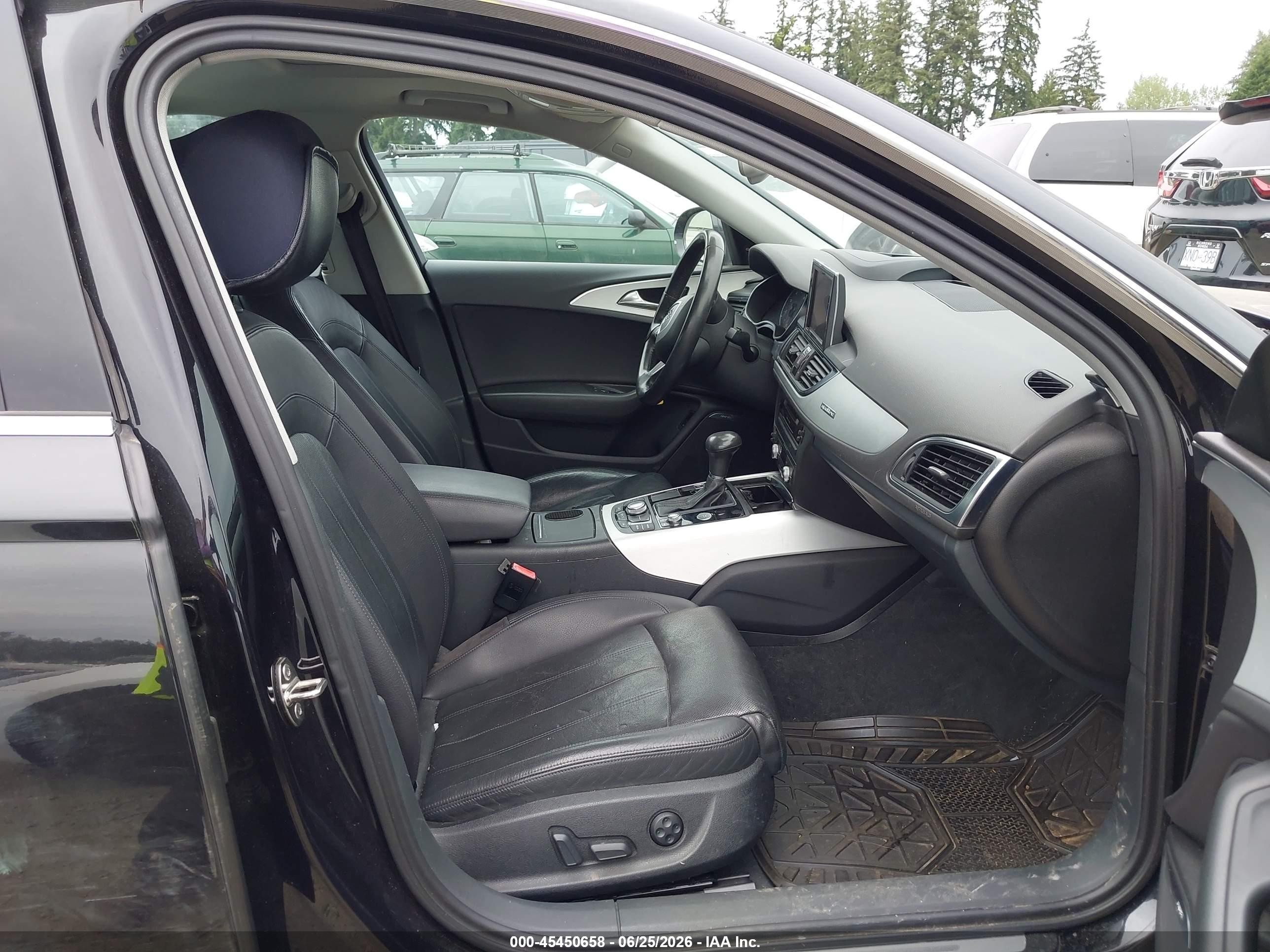 2012 Audi A6 3.0t Prestige Black vin: WAUBGAFC5CN005842