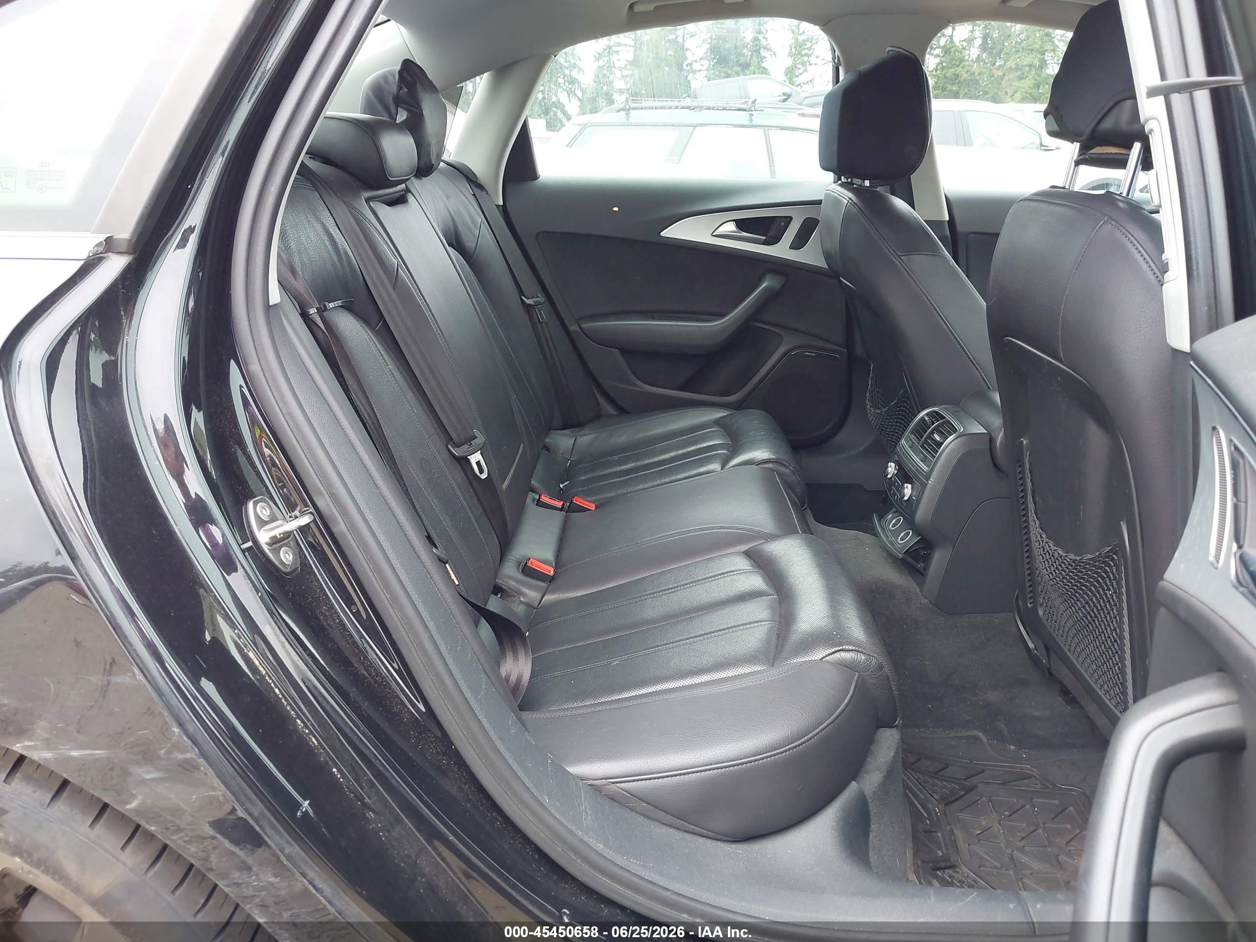 2012 Audi A6 3.0t Prestige Black vin: WAUBGAFC5CN005842
