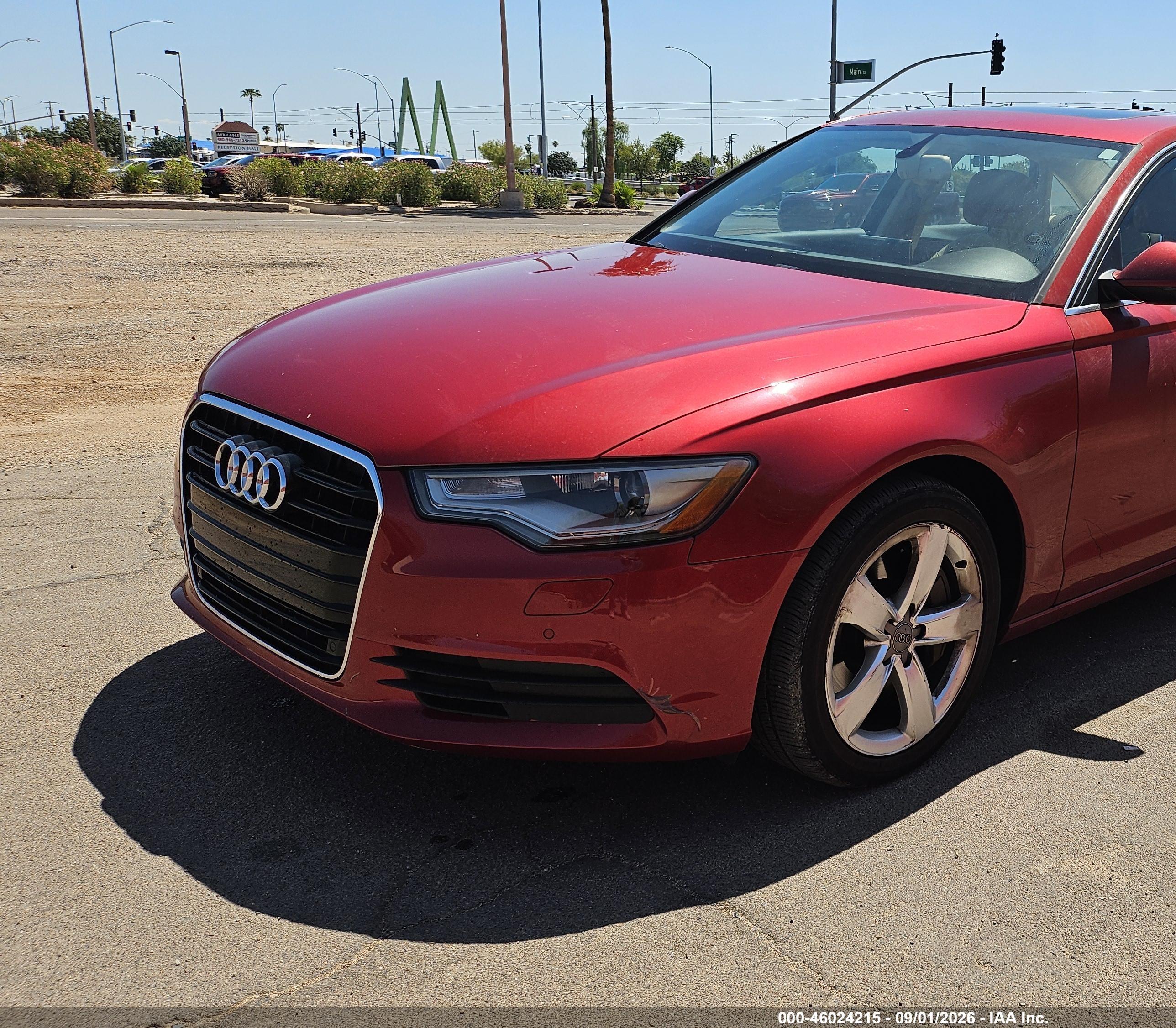 2012 Audi A6 3.0 Premium Красный vin: WAUBGAFC6CN004392