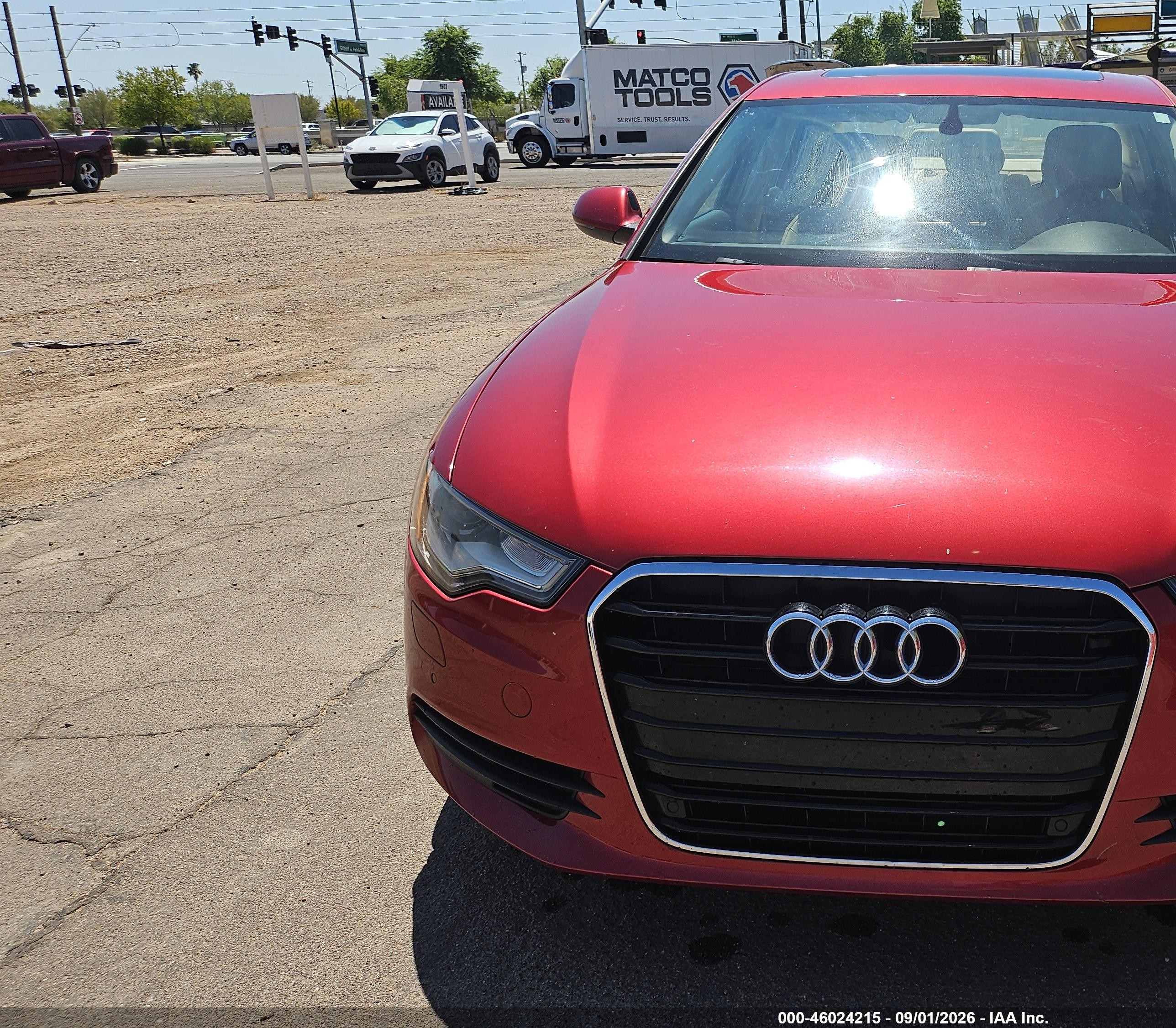 2012 Audi A6 3.0 Premium Красный vin: WAUBGAFC6CN004392