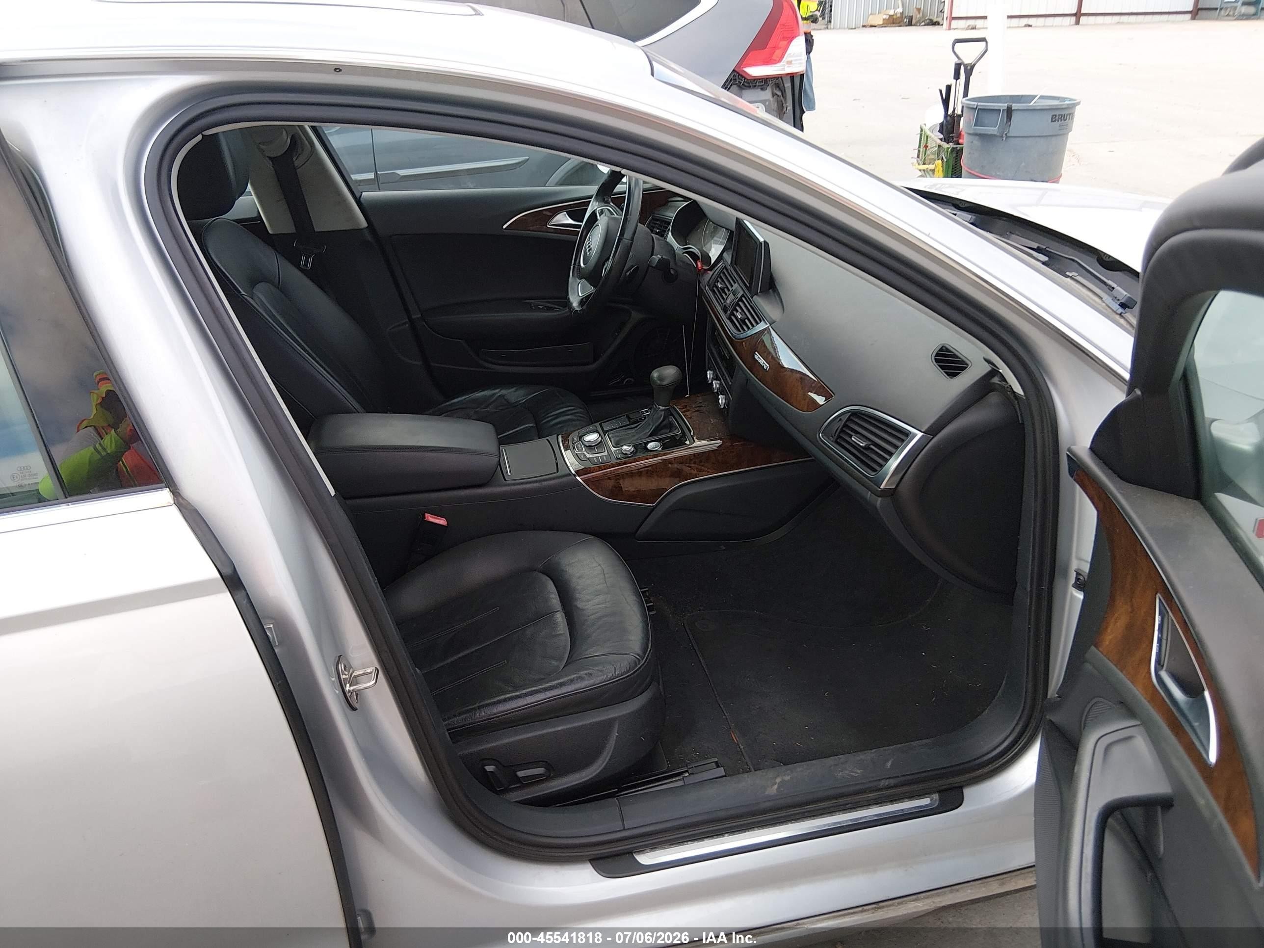 2012 Audi A6 3.0t Premium Silver vin: WAUBGAFC6CN006496