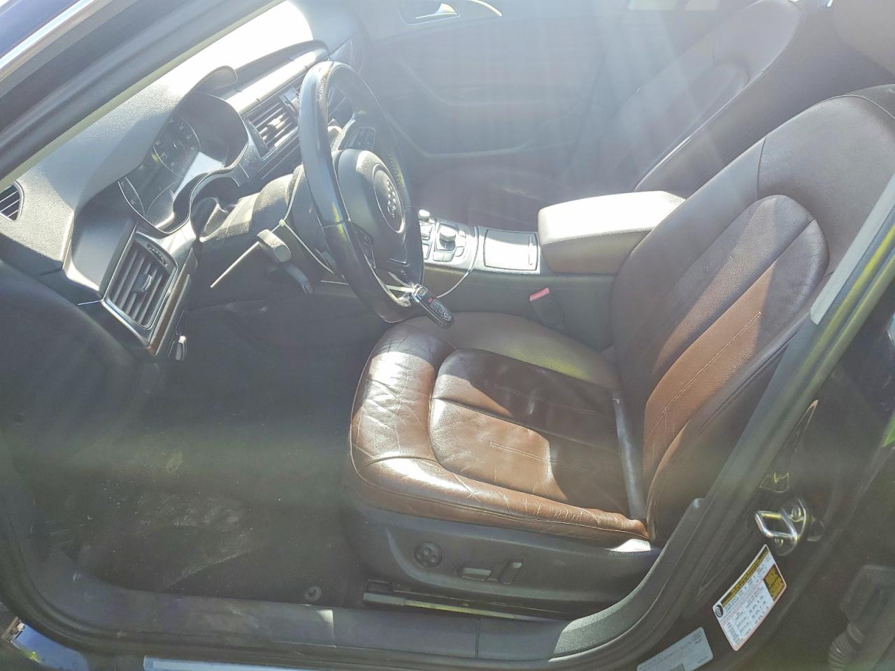 2012 Audi A6 Black vin: WAUBGAFC6CN007499