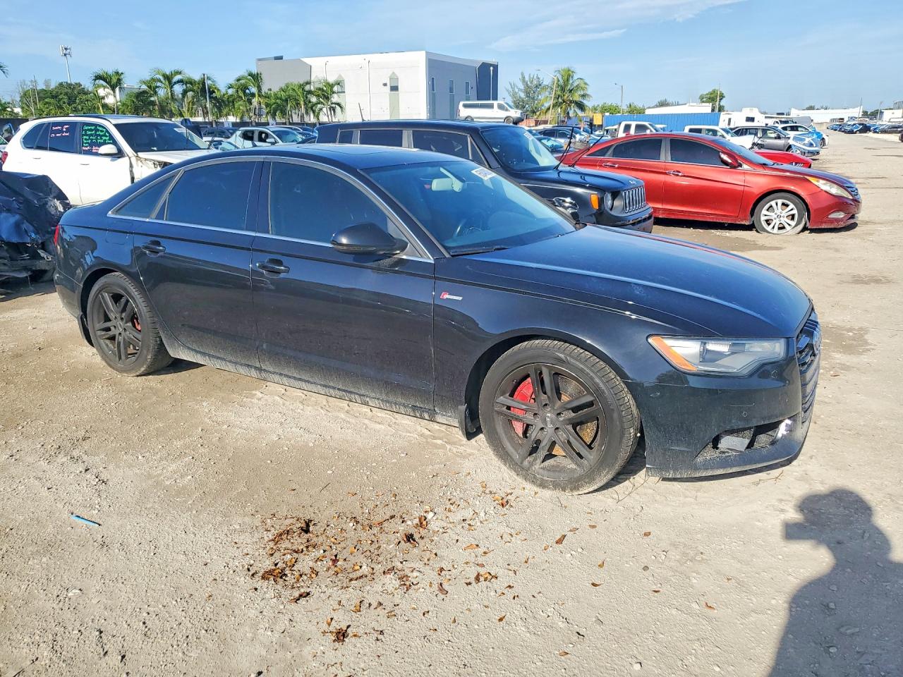 2012 Audi A6 Black vin: WAUBGAFC6CN007499