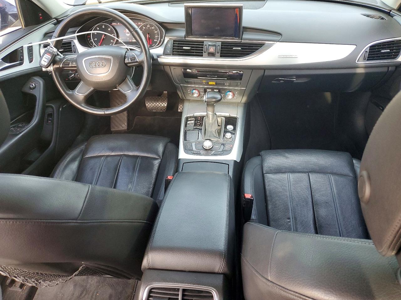 2012 Audi A6 3.0 Quattro Black vin: WAUBGAFC7CN015790