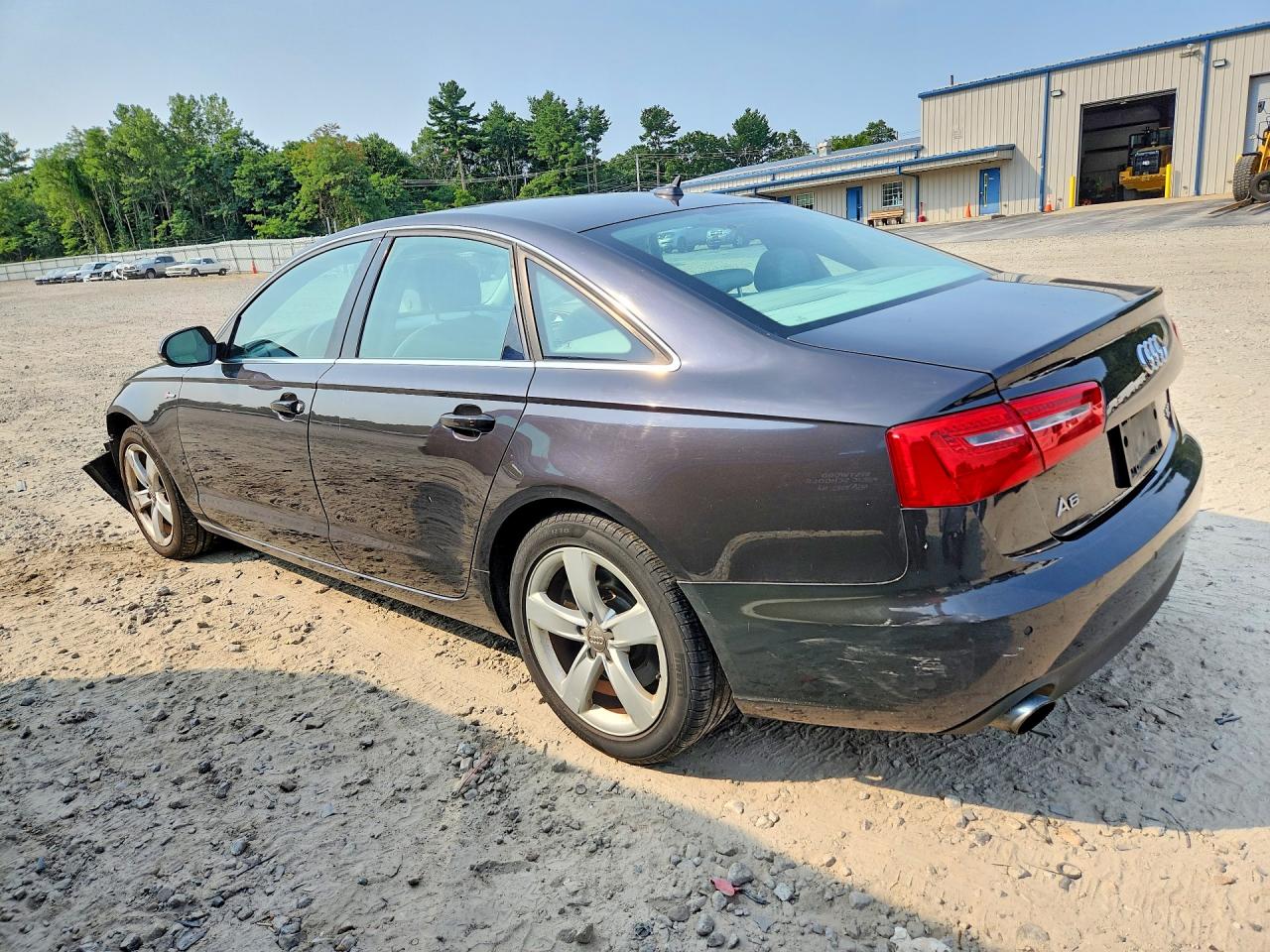 2012 Audi A6 Charcoal vin: WAUBGAFC8CN030749