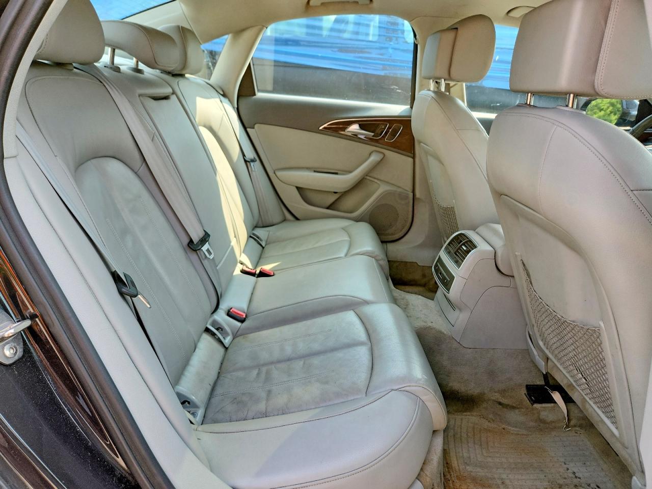 2012 Audi A6 Charcoal vin: WAUBGAFC8CN030749