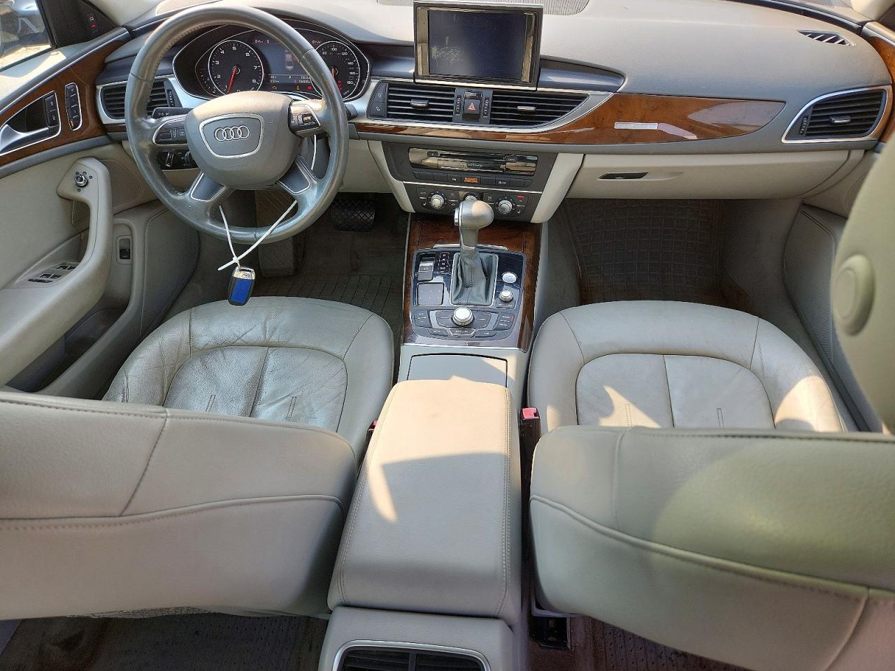 2012 Audi A6 Charcoal vin: WAUBGAFC8CN030749