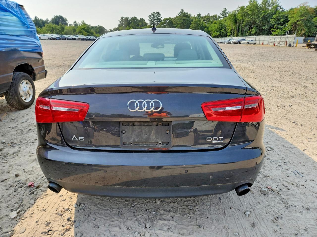 2012 Audi A6 Charcoal vin: WAUBGAFC8CN030749