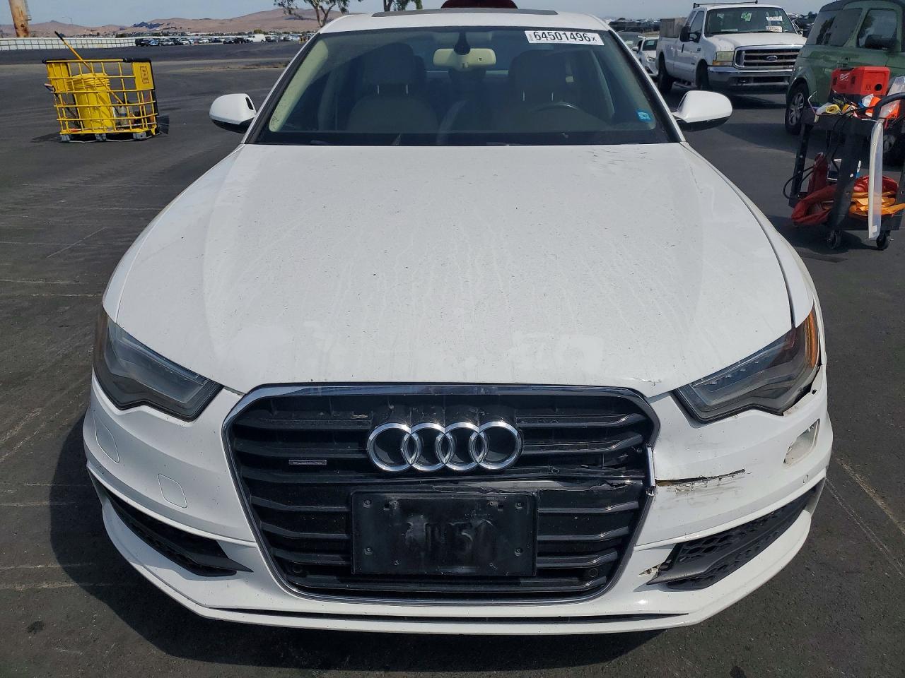 2012 Audi A6 Белый vin: WAUBGAFC9CN003091