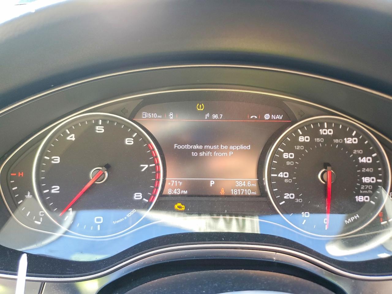 2012 Audi A6 Black vin: WAUBGAFC9CN005374
