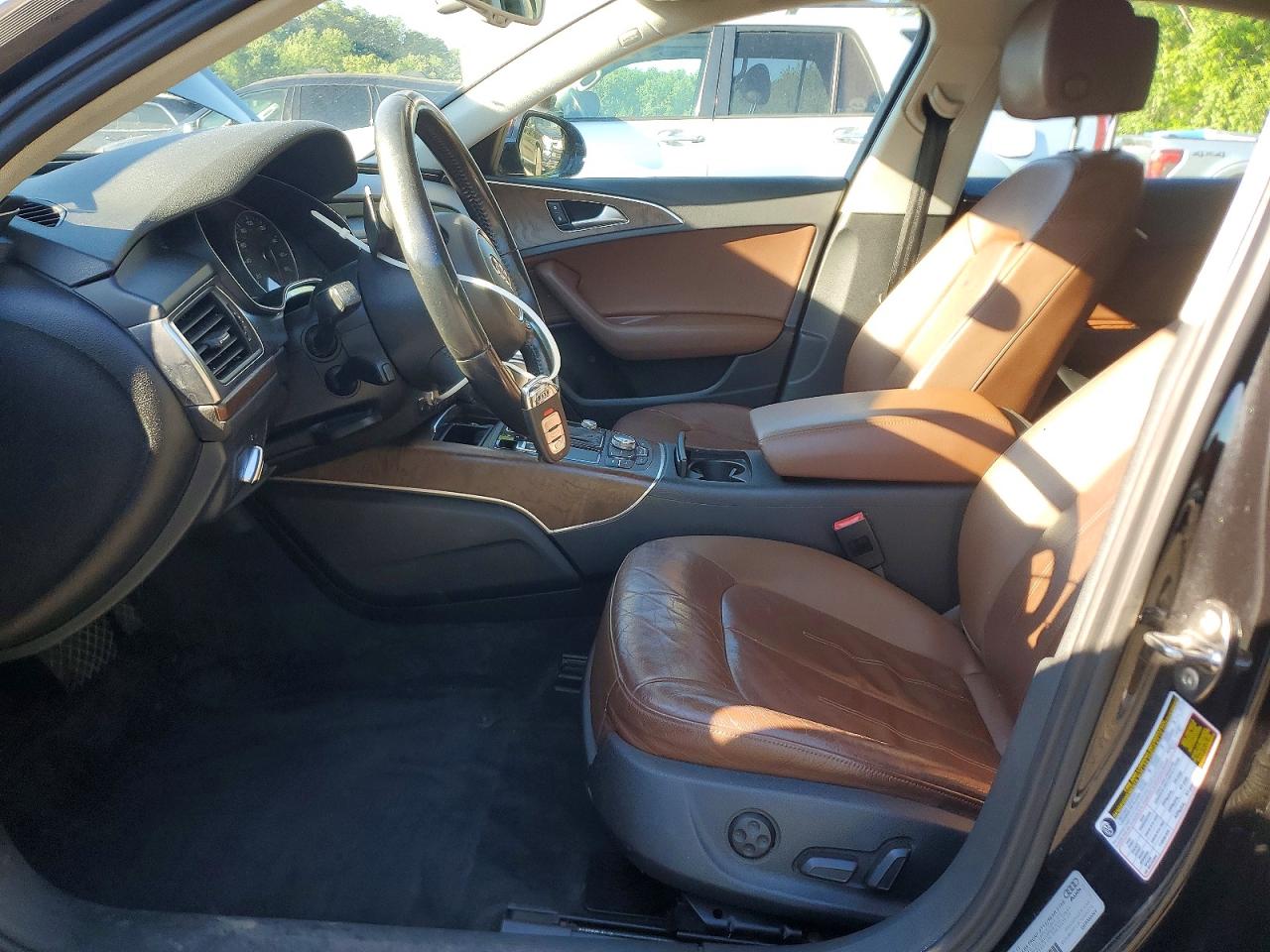 2012 Audi A6 Black vin: WAUBGAFC9CN005374