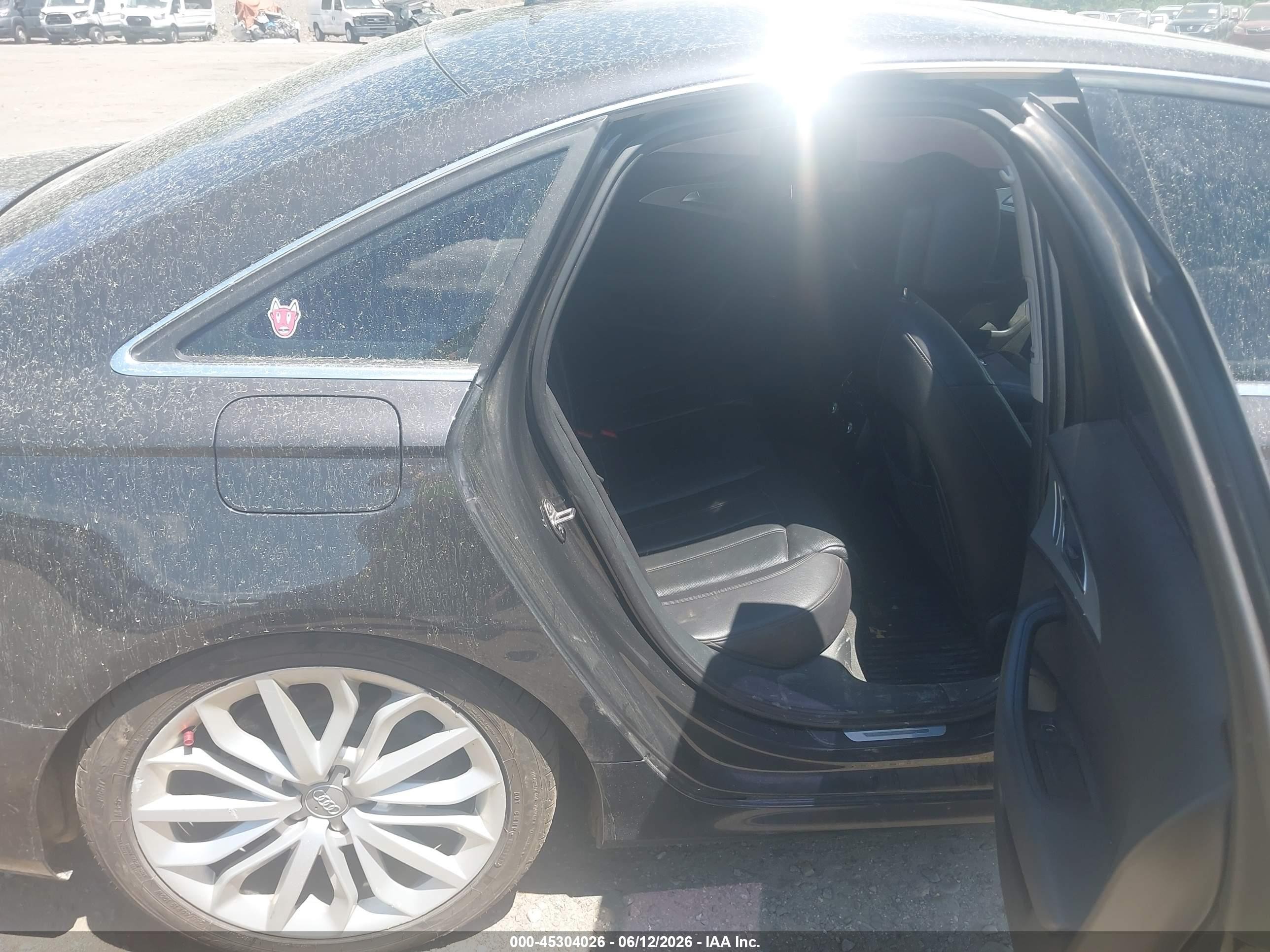 2012 Audi A6 3.0 Premium Black vin: WAUBGAFC9CN023888