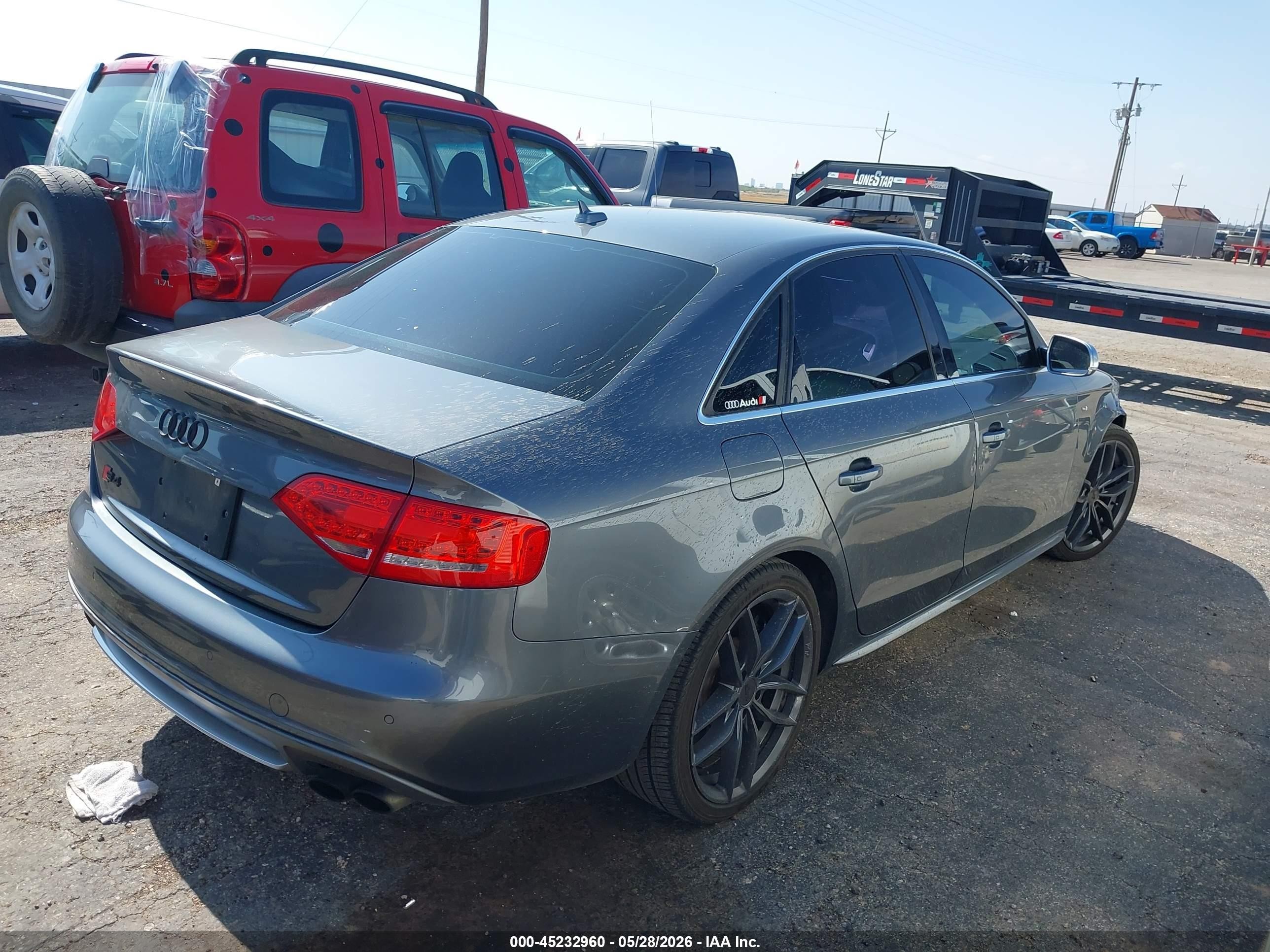 2012 Audi S4 3.0 Premium Plus Gray vin: WAUBGAFL0CA064398