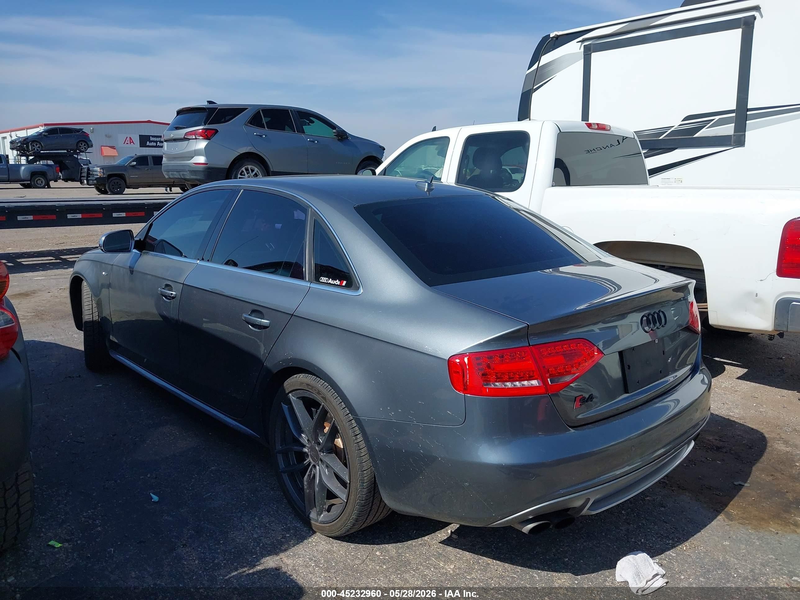2012 Audi S4 3.0 Premium Plus Gray vin: WAUBGAFL0CA064398
