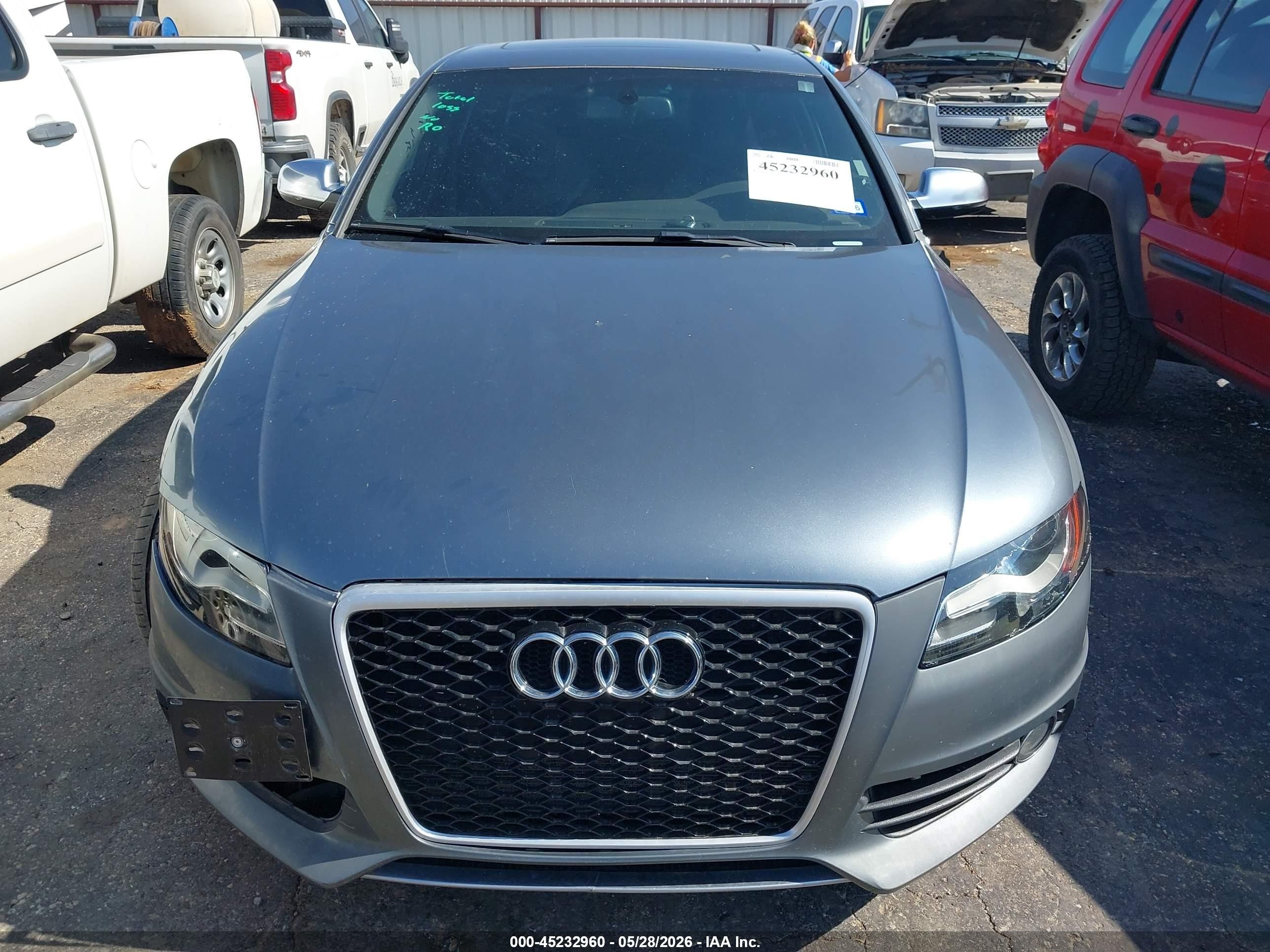 2012 Audi S4 3.0 Premium Plus Gray vin: WAUBGAFL0CA064398