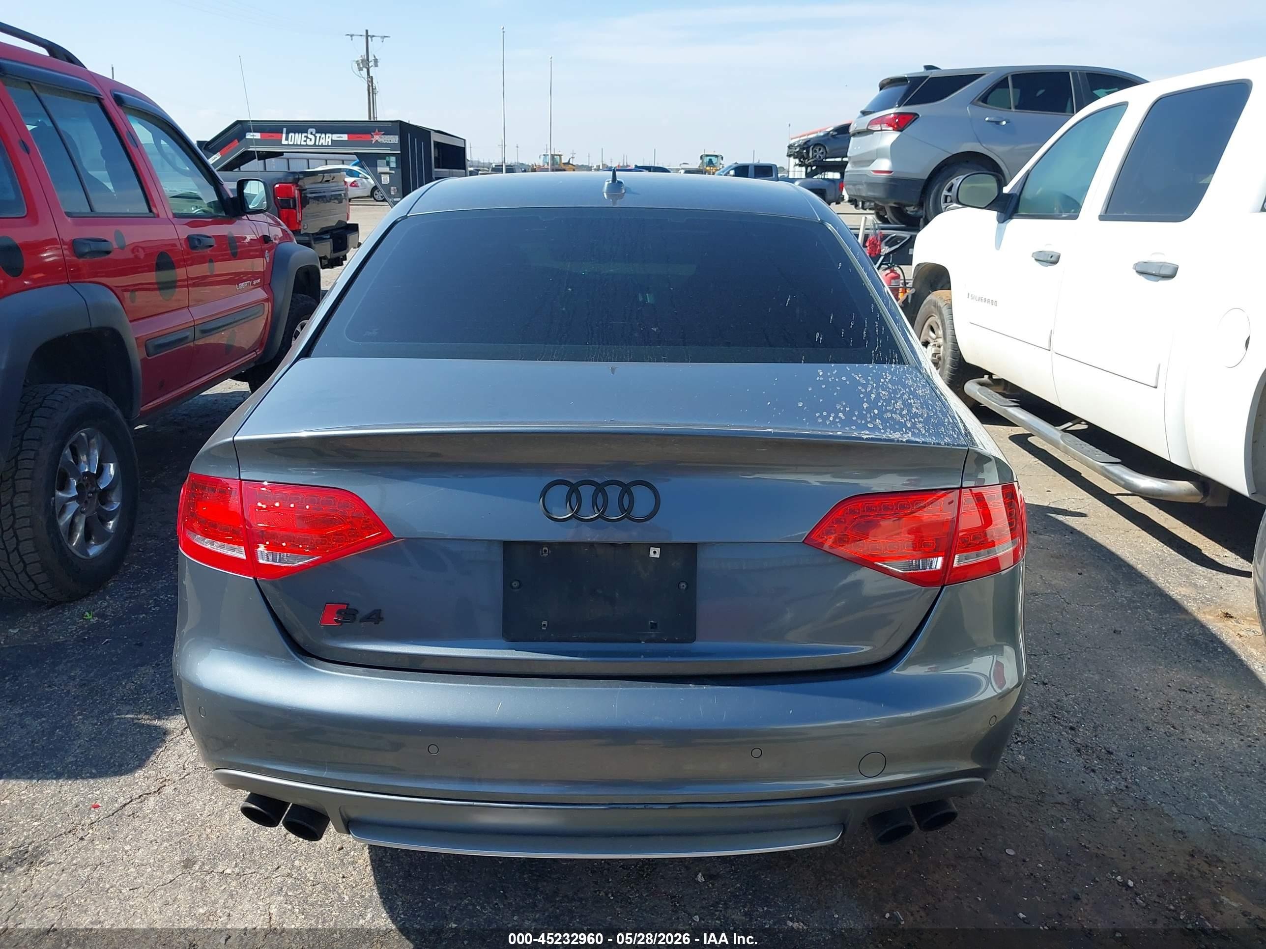 2012 Audi S4 3.0 Premium Plus Gray vin: WAUBGAFL0CA064398