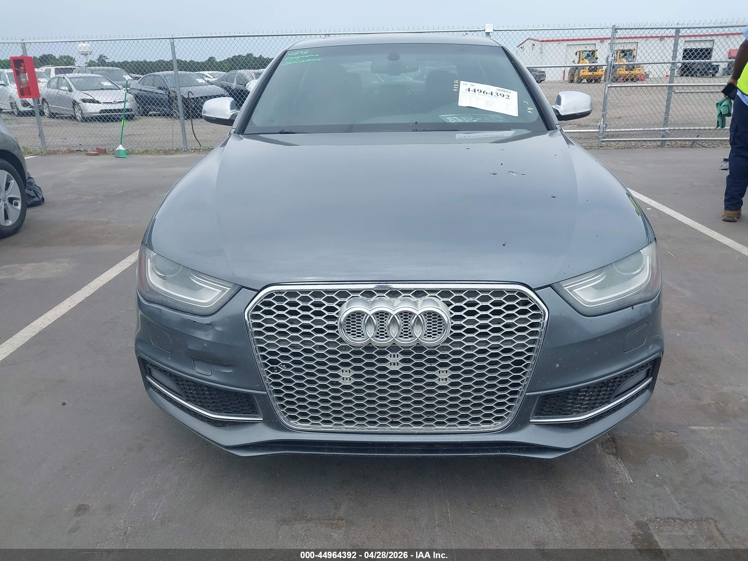 2013 Audi S4 3.0t Premium Plus Gray vin: WAUBGAFL0DA089111