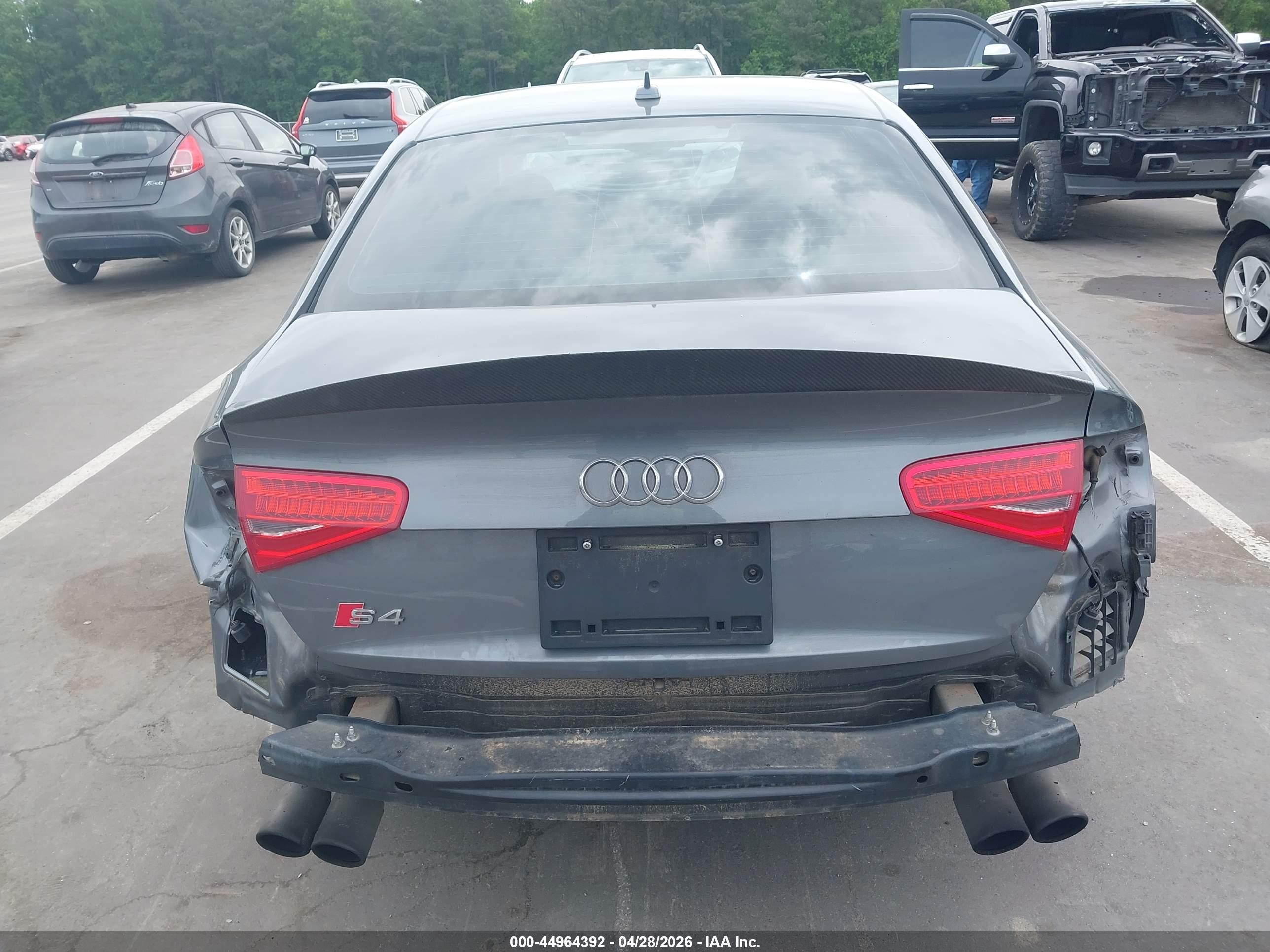 2013 Audi S4 3.0t Premium Plus Gray vin: WAUBGAFL0DA089111