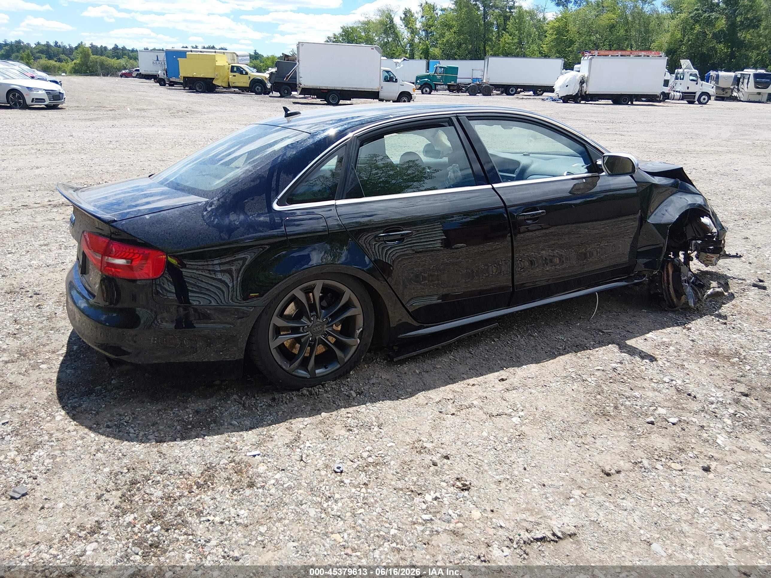 2013 Audi S4 3.0t Premium Plus Black vin: WAUBGAFL0DA168844