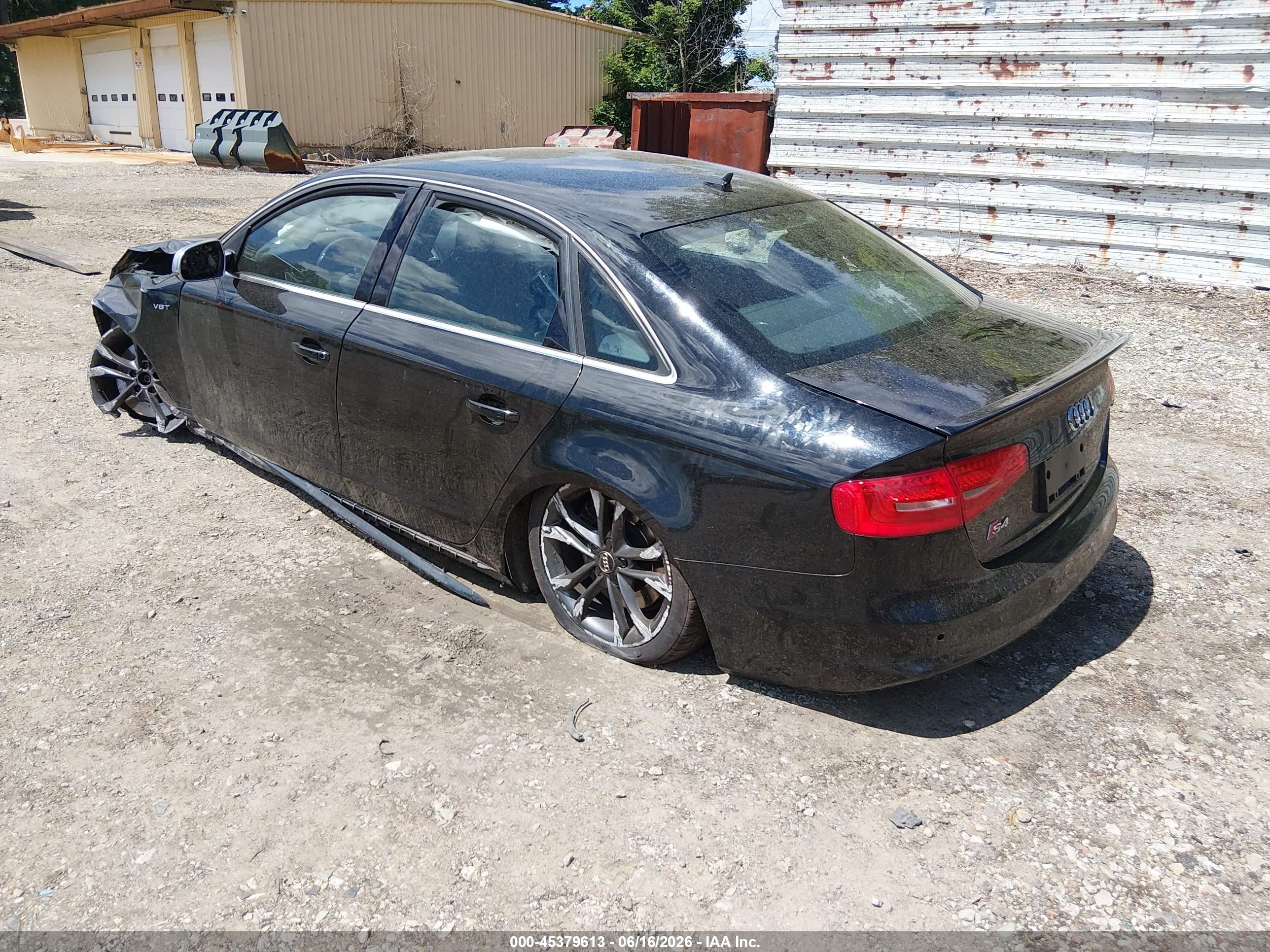 2013 Audi S4 3.0t Premium Plus Black vin: WAUBGAFL0DA168844