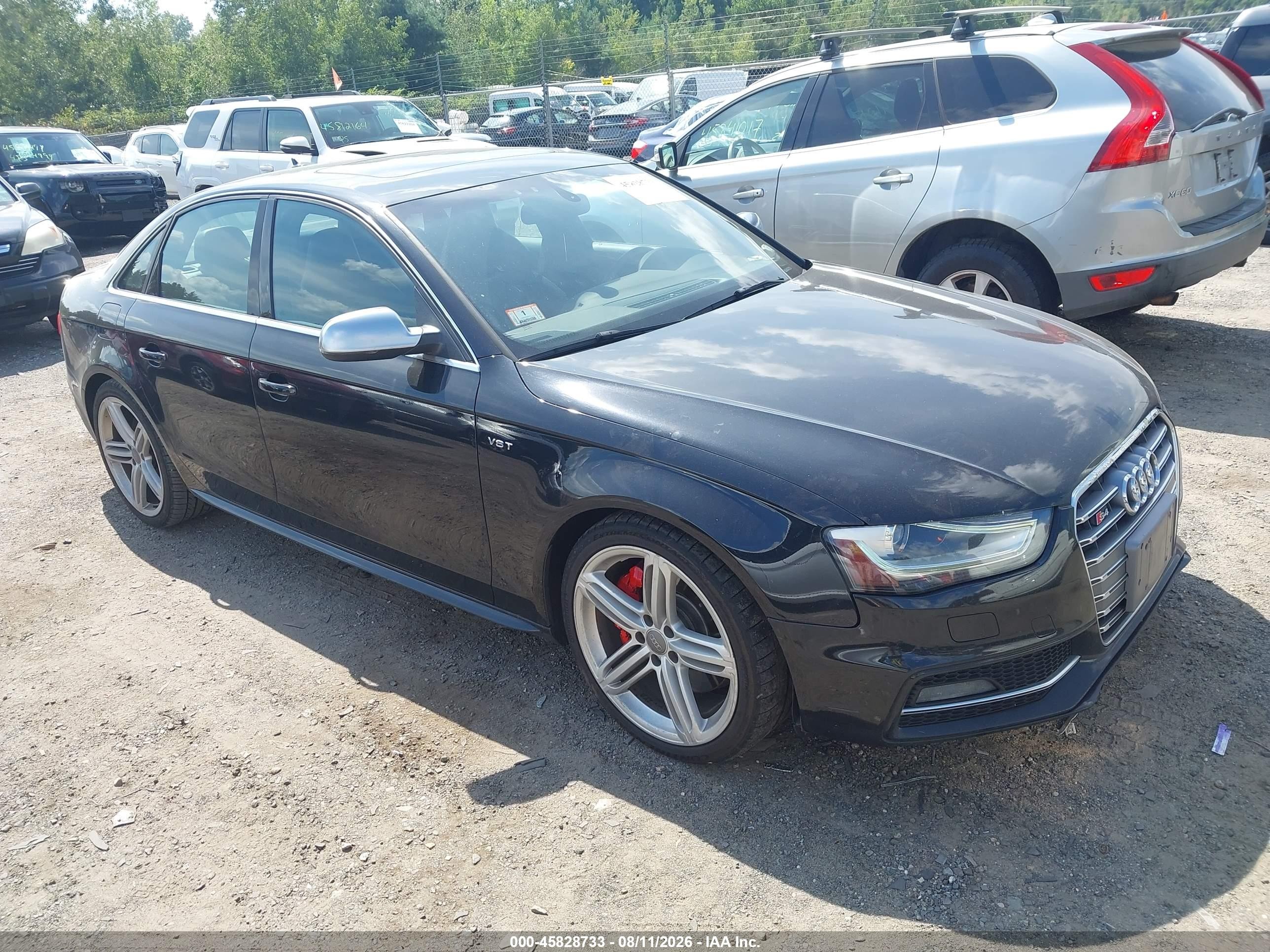 2014 Audi S4 3.0t Premium Plus Black vin: WAUBGAFL0EA031517