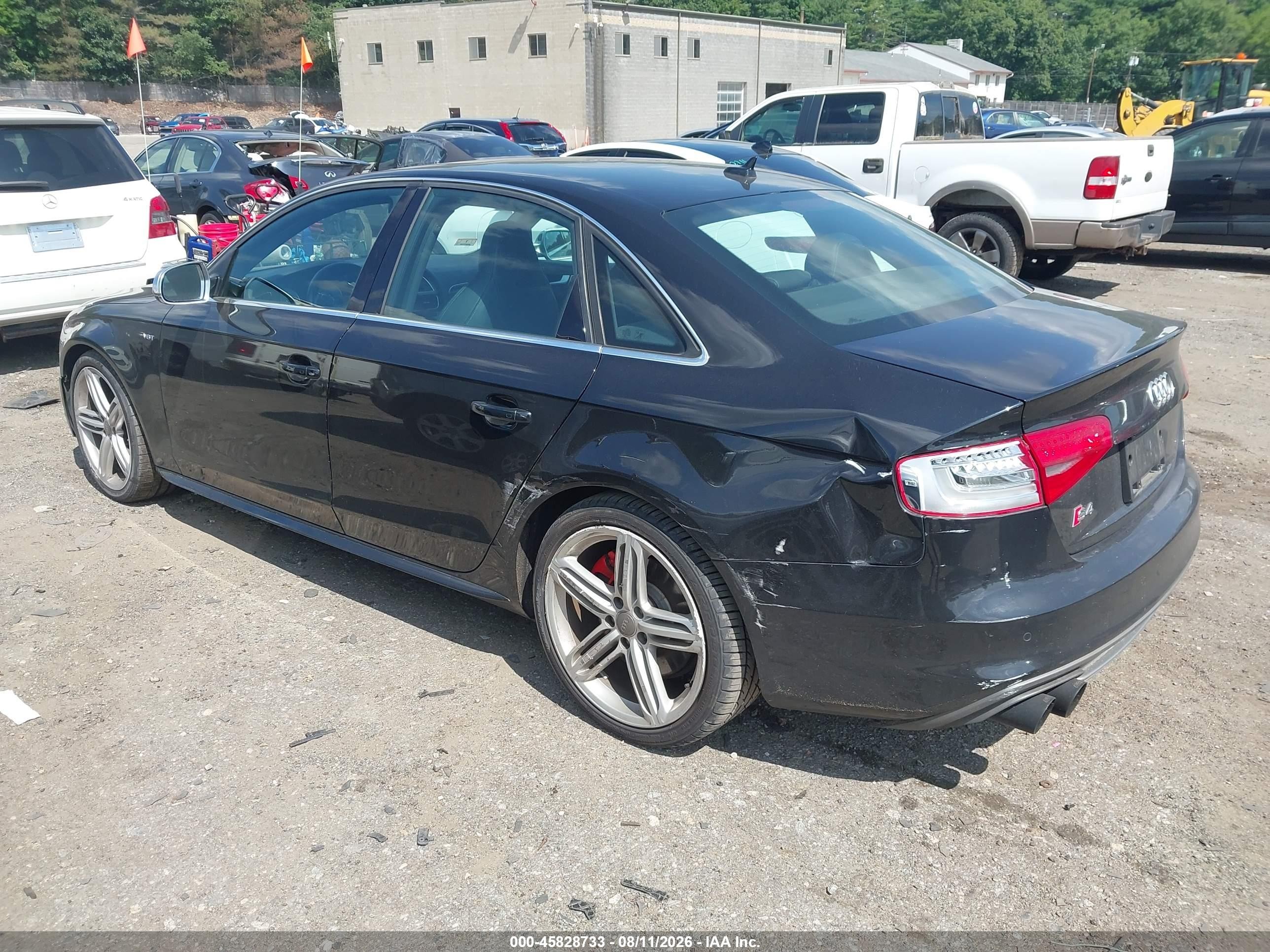 2014 Audi S4 3.0t Premium Plus Black vin: WAUBGAFL0EA031517