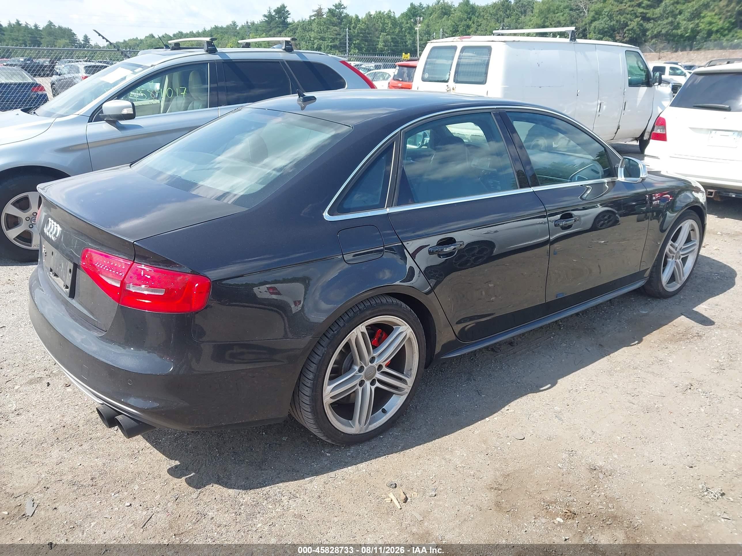 2014 Audi S4 3.0t Premium Plus Black vin: WAUBGAFL0EA031517