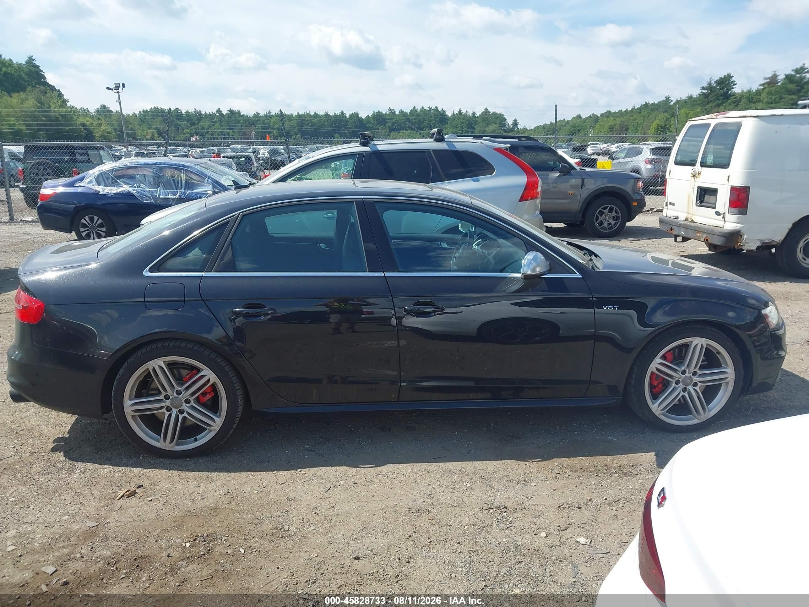 2014 Audi S4 3.0t Premium Plus Black vin: WAUBGAFL0EA031517